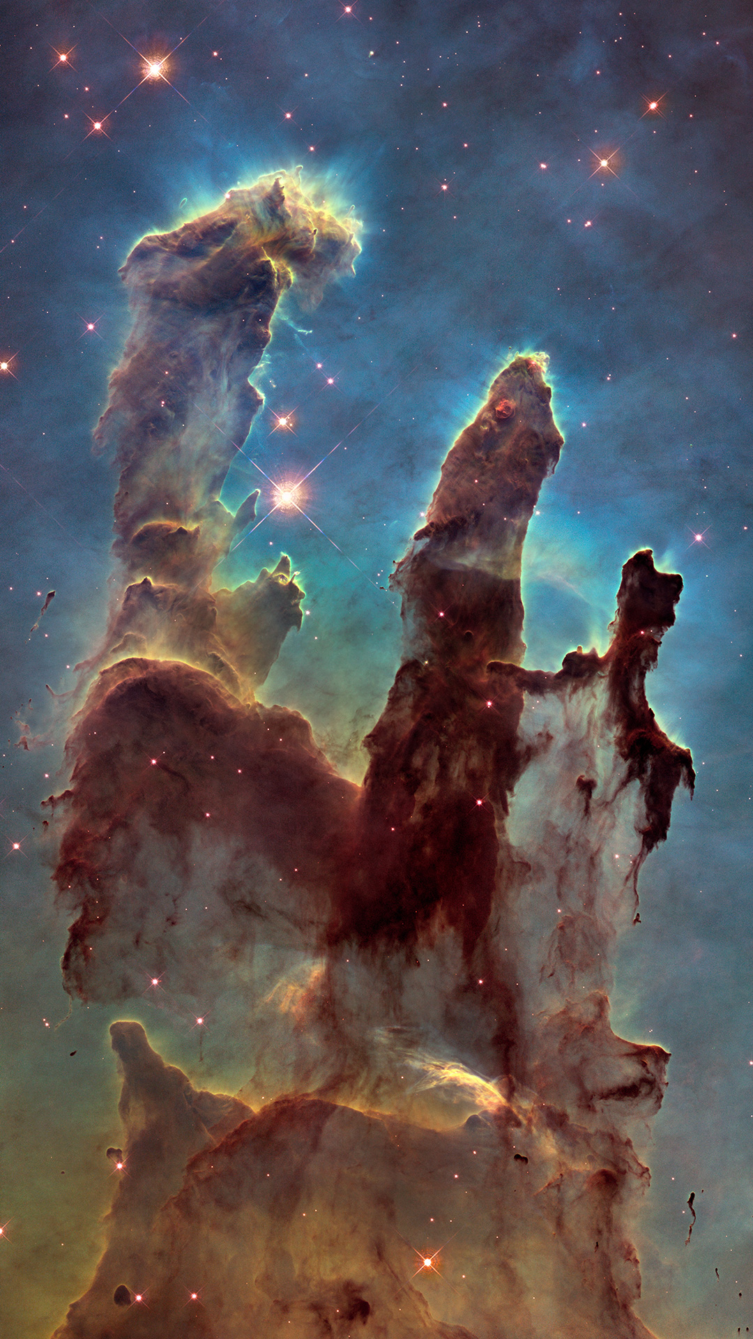 1080x1920 NASA Releases New High Definition View Of Iconic 'Pillars Of Creation' Photo, Phone