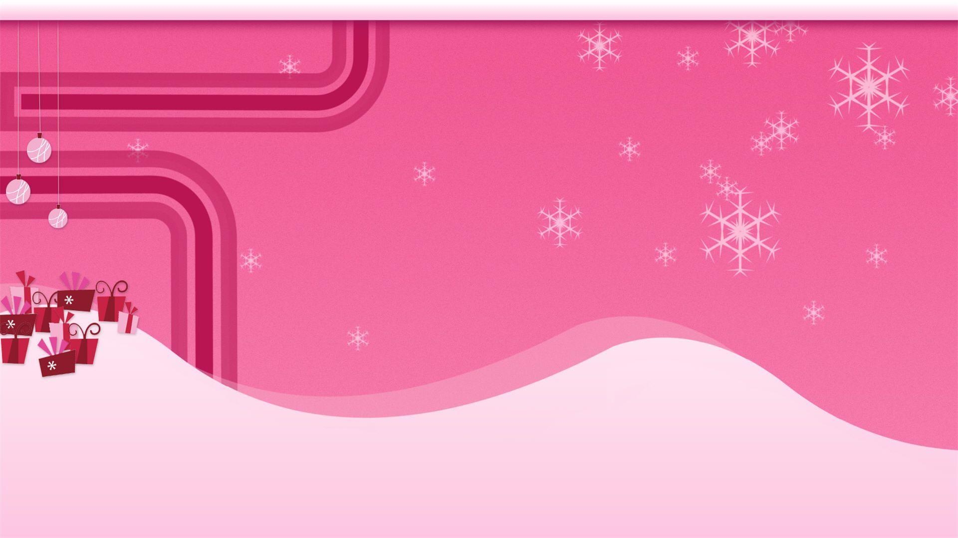 1920x1080 Xmas Stuff For > Pink Merry Christmas Wallpaper, Desktop