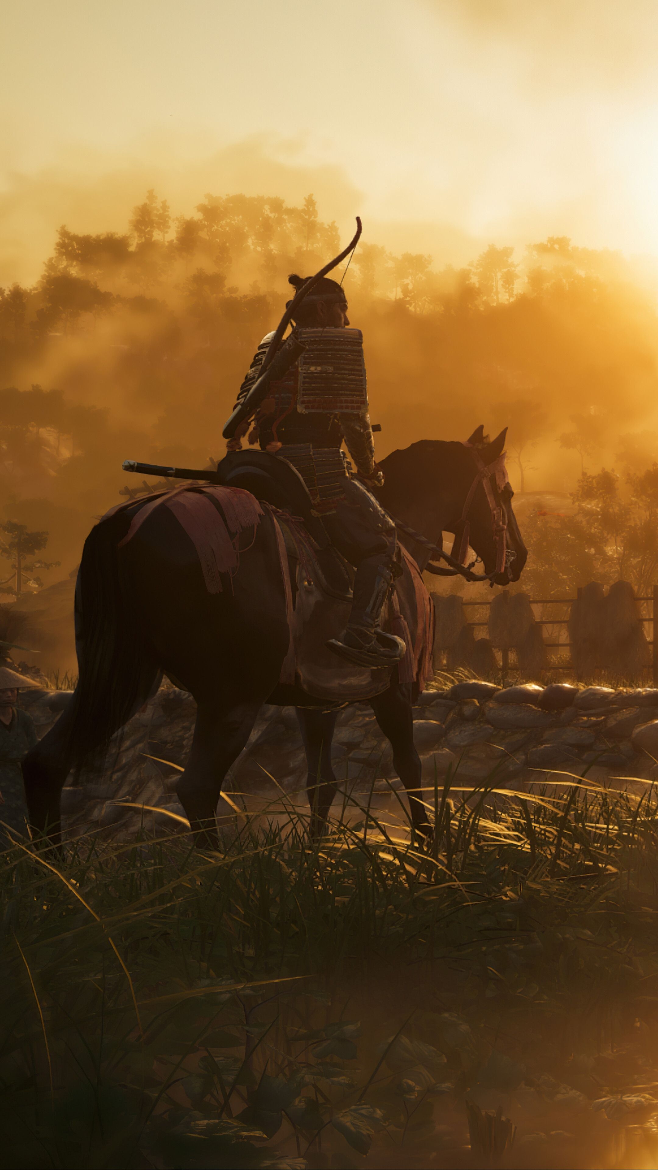 2160x3840 Ghost of Tsushima, Village, 4K phone HD Wallpaper, Image, Background, Photo and Picture, Phone