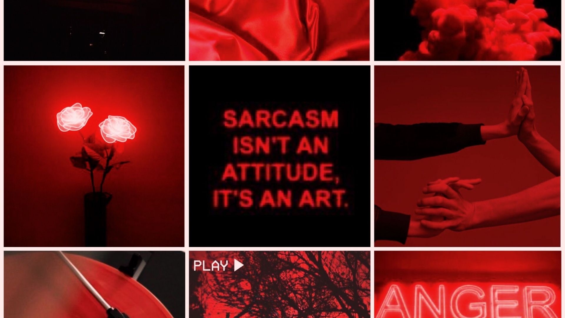 1920x1080 Free download Aesthetic Mood Board Red Black redandblack aesthetic [2896x2896] for your Desktop, Mobile & Tablet. Explore Red Aesthetic Wallpaper. Red Aesthetic Wallpaper, Red Roses Aesthetic Wallpaper, Aesthetic Wallpaper, Desktop