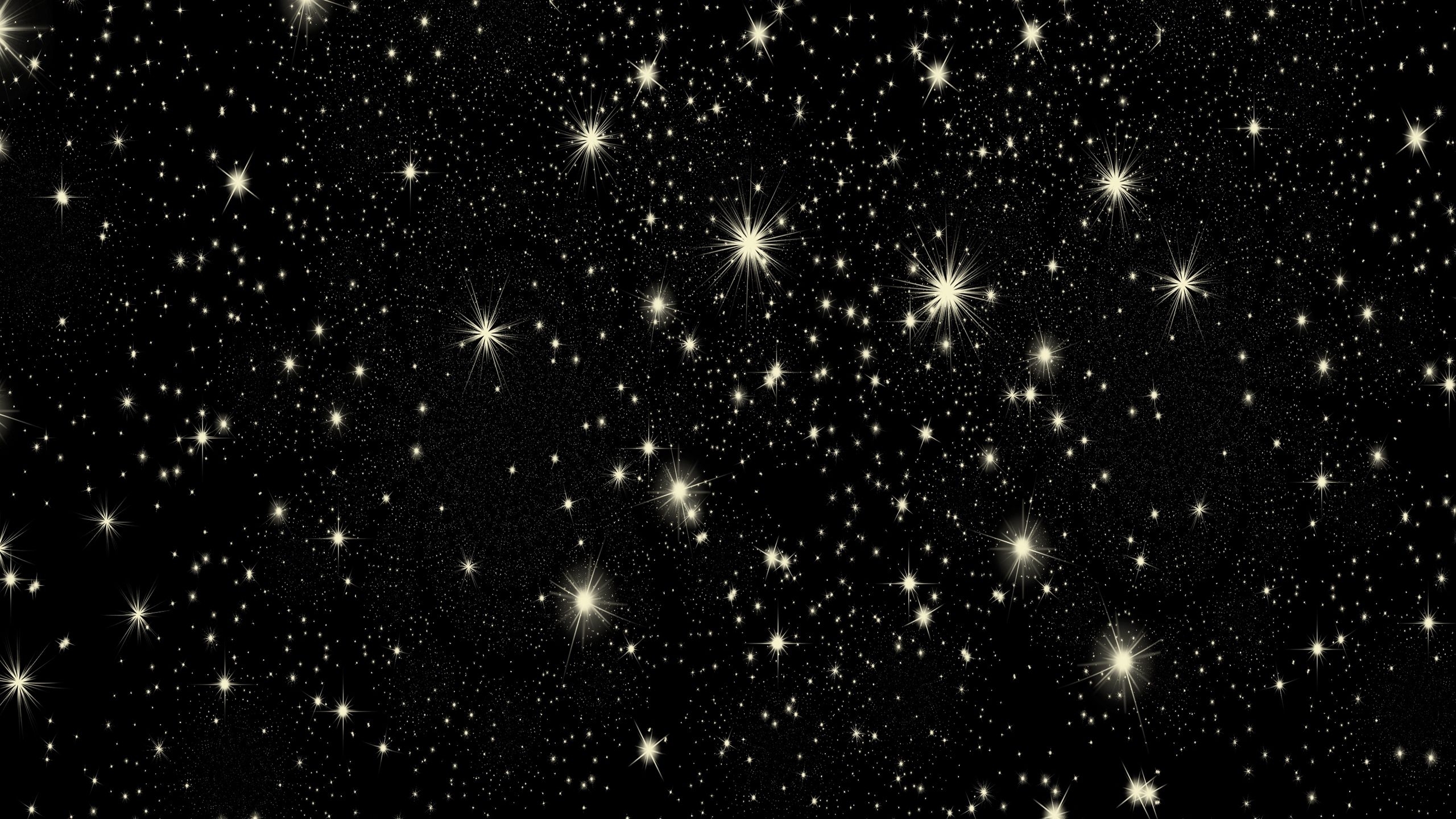 2560x1440 Download wallpaper  stars, star, glitter, patterns, Desktop