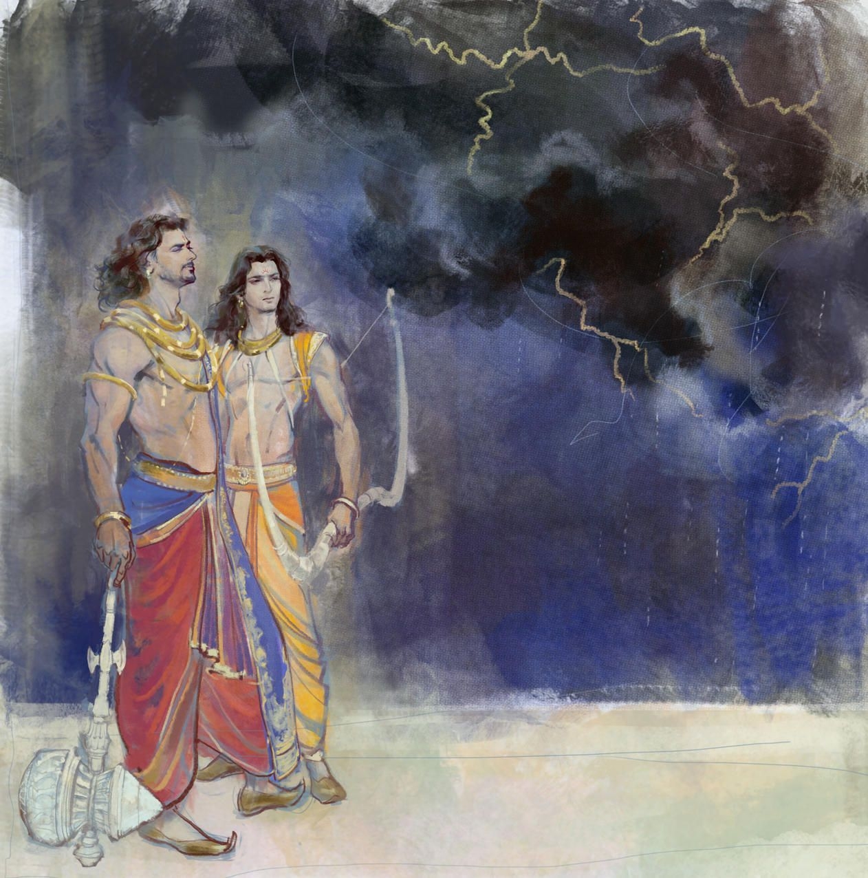 1270x1280 kebyar susun and Duryodhana by rogner5th. Vedic art, Hindu art, God art, Phone