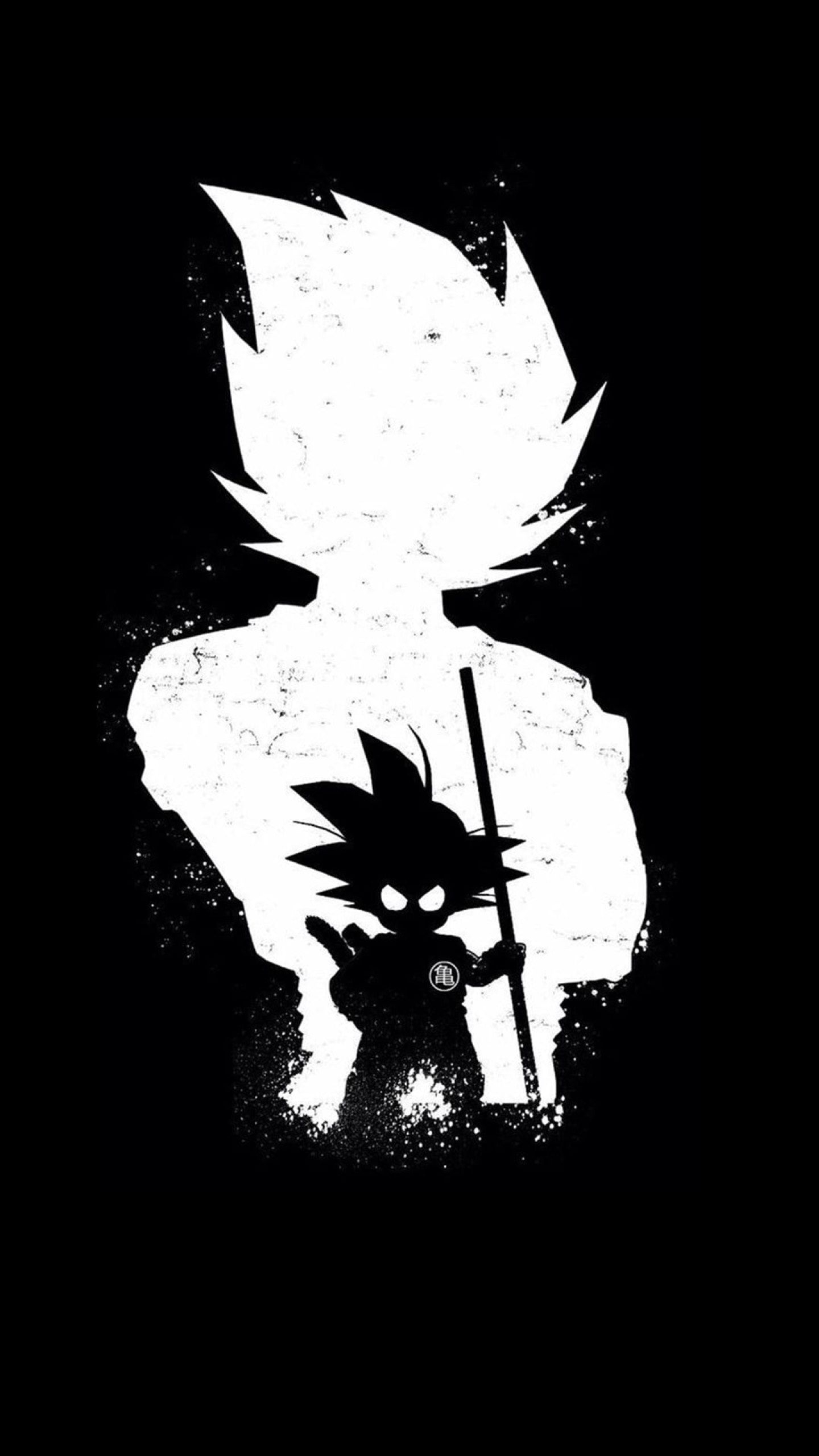 1440x2560 Dark Wallpaper • Wallpaper Son Goku and Vegeta silhouette, Dragon Ball, real people, lifestyles • Wallpaper For You The Best Wallpaper For Desktop & Mobile, Phone