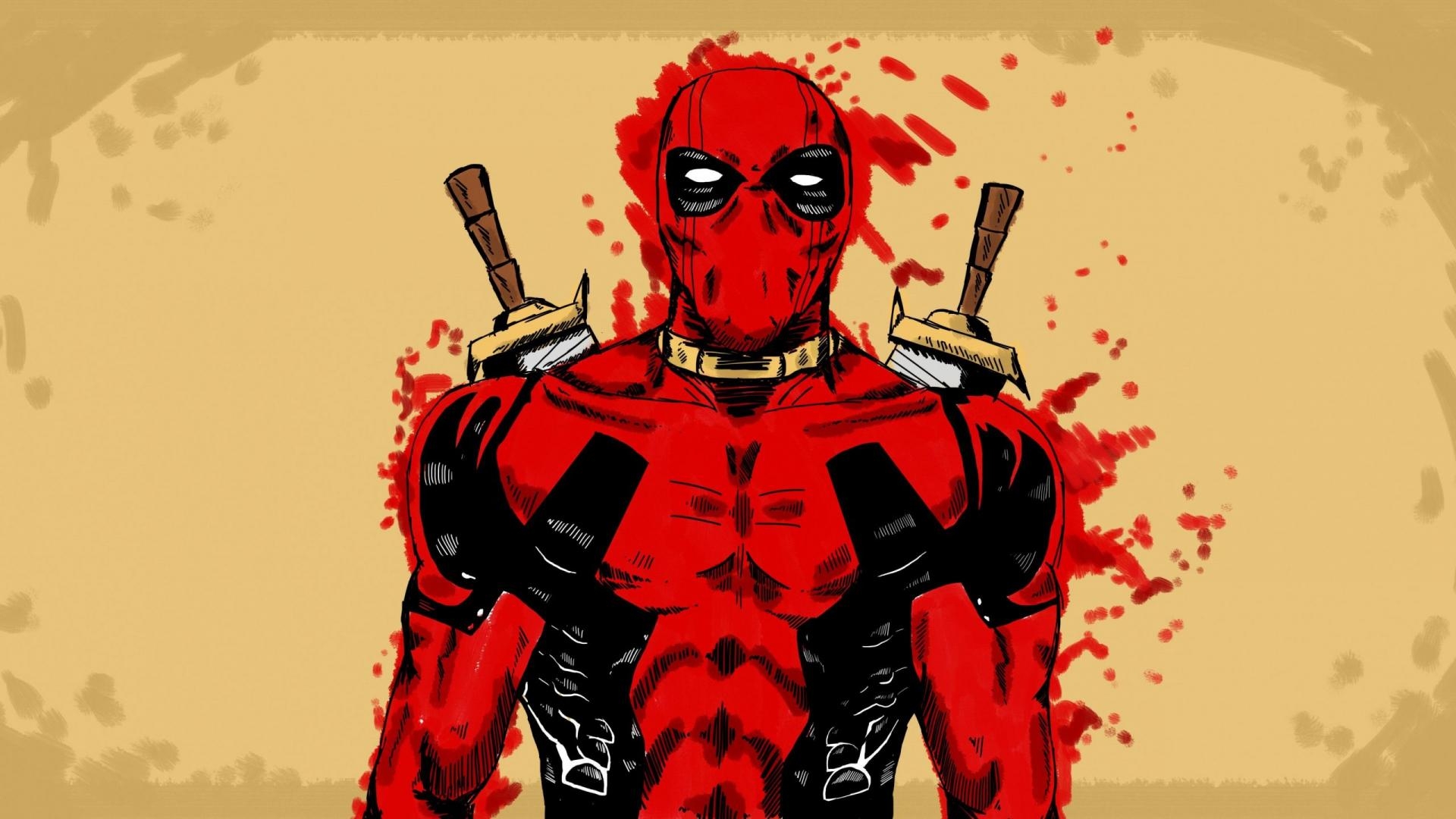 1920x1080 Marvel HD Wallpaper in 4K with Artistic Deadpool Picture in Cartoon Wallpaper. Wallpaper Download. High Resolution Wallpaper, Desktop