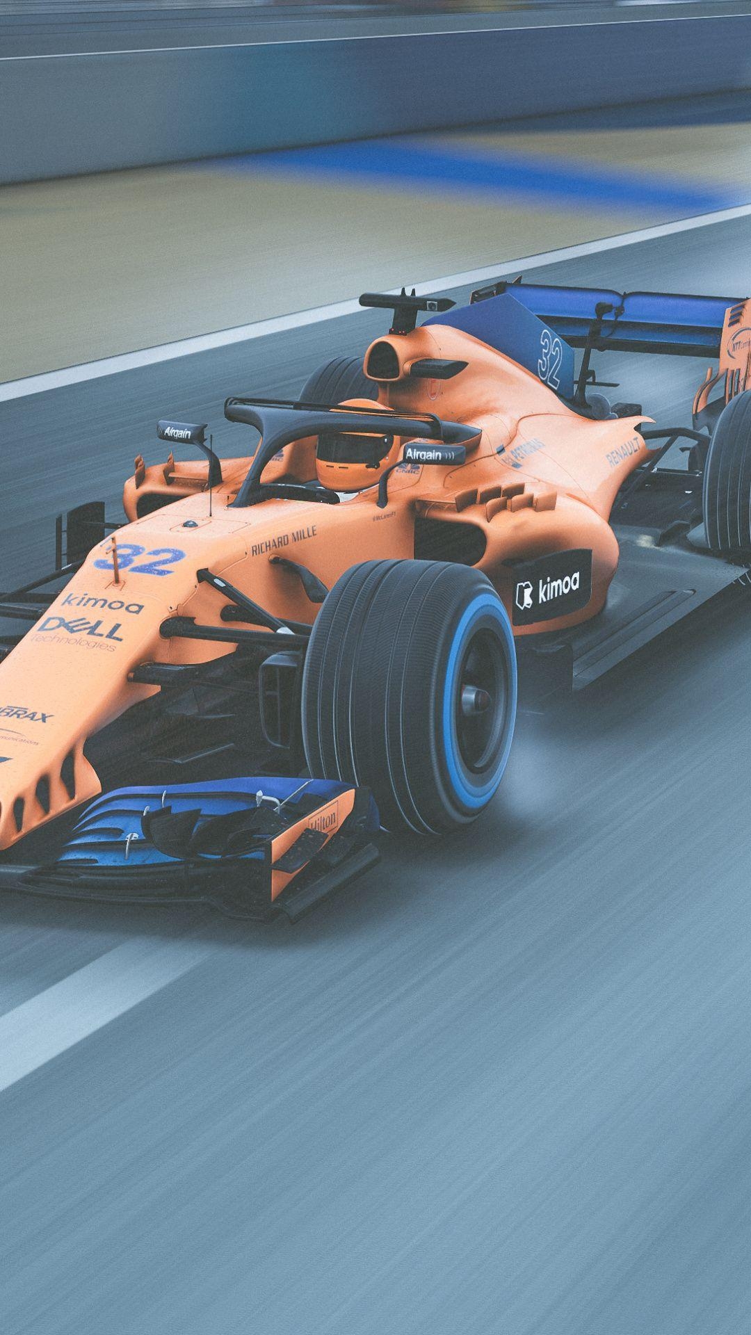 1080x1920 Race track, video game, McLaren, formula one, F1 2018 wallpaper, Phone