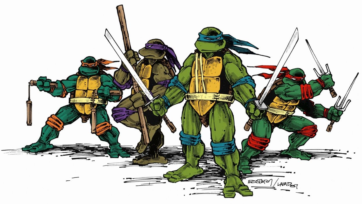 1250x700 Cartoon Ninja Turtles Wallpaper, Desktop