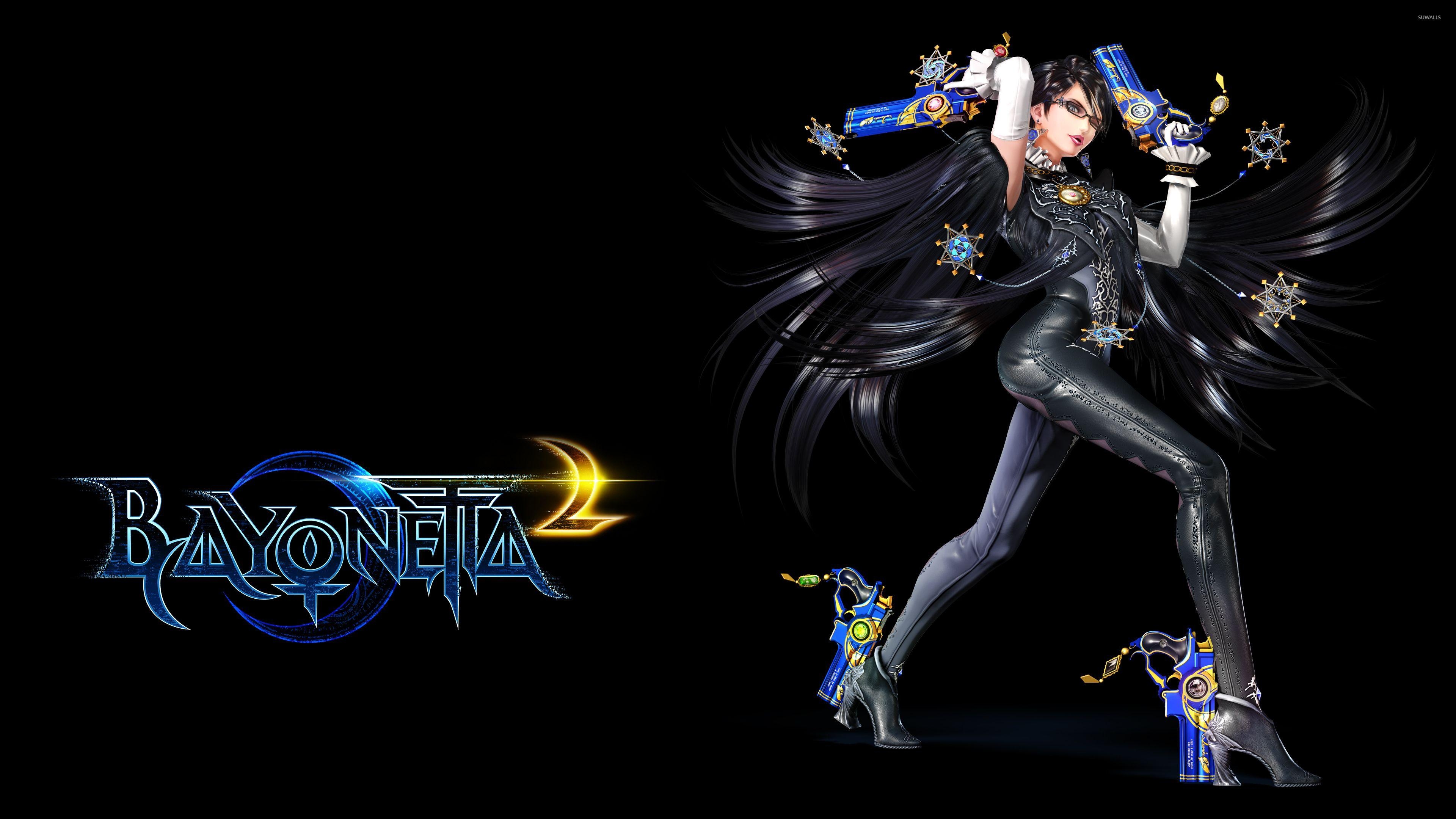 3840x2160 Bayonetta holding two guns in Bayonetta 2 wallpaper, Desktop