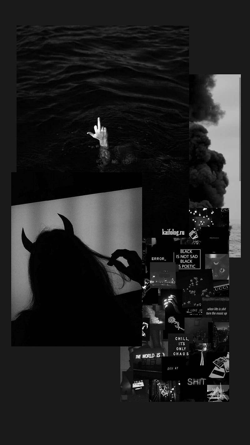 800x1430 Download Black Aesthetic iPhone Devil, Phone