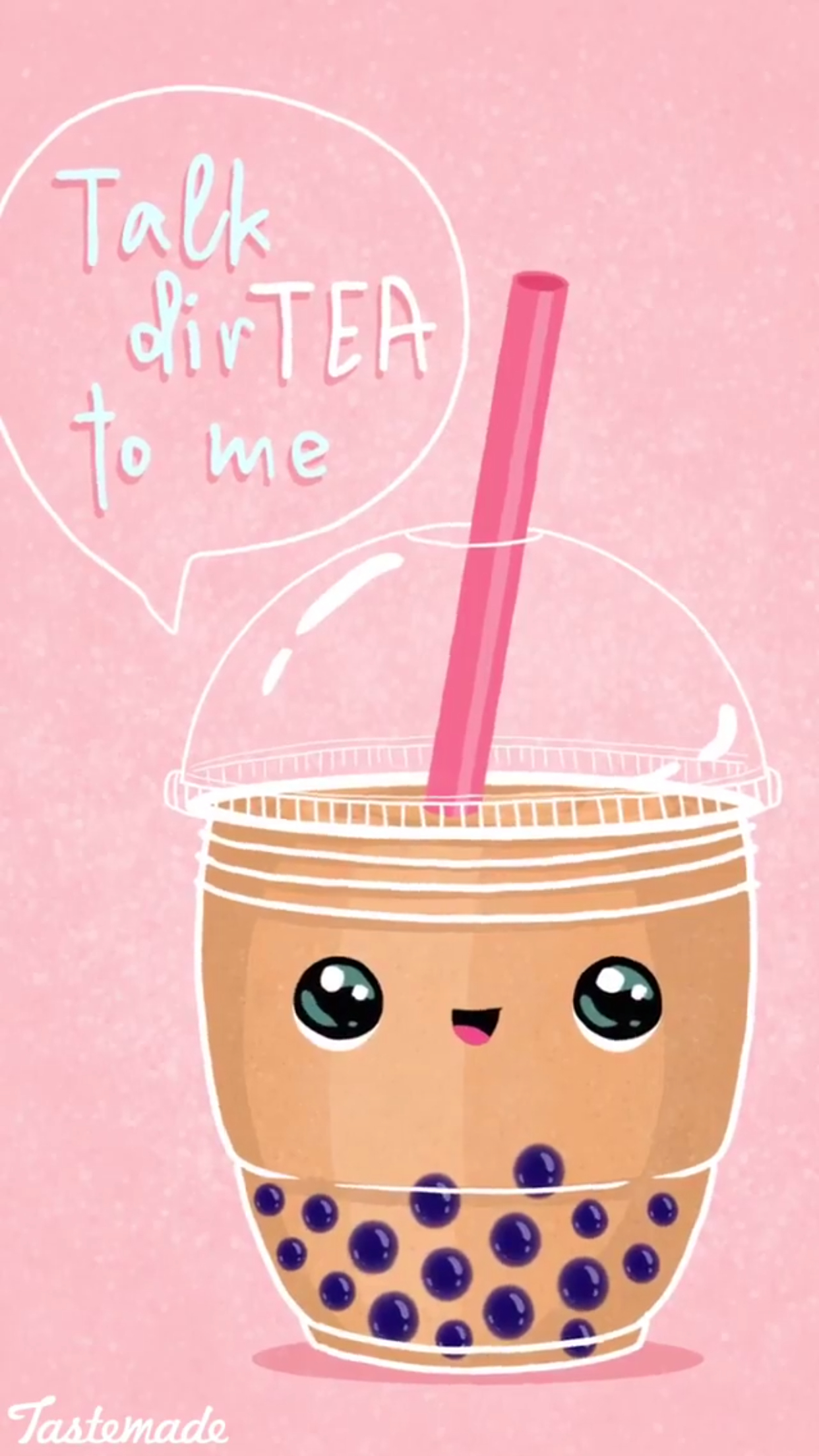 1250x2210 Boba Tea Wallpaper, Phone