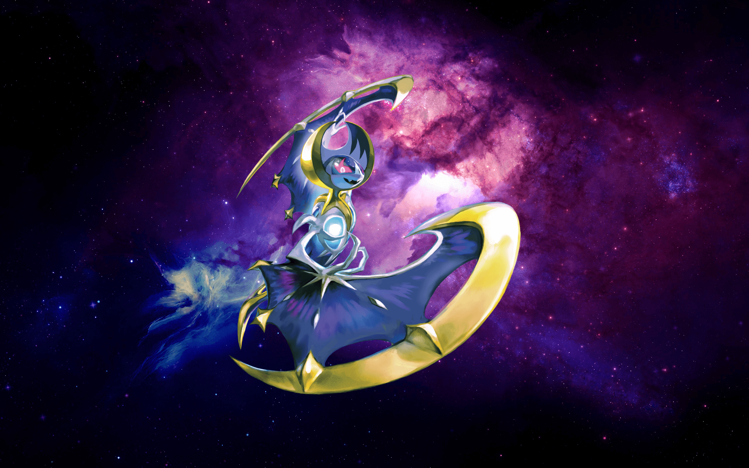 2560x1600 Pokémon Lunala Celular Wallpaper, Desktop