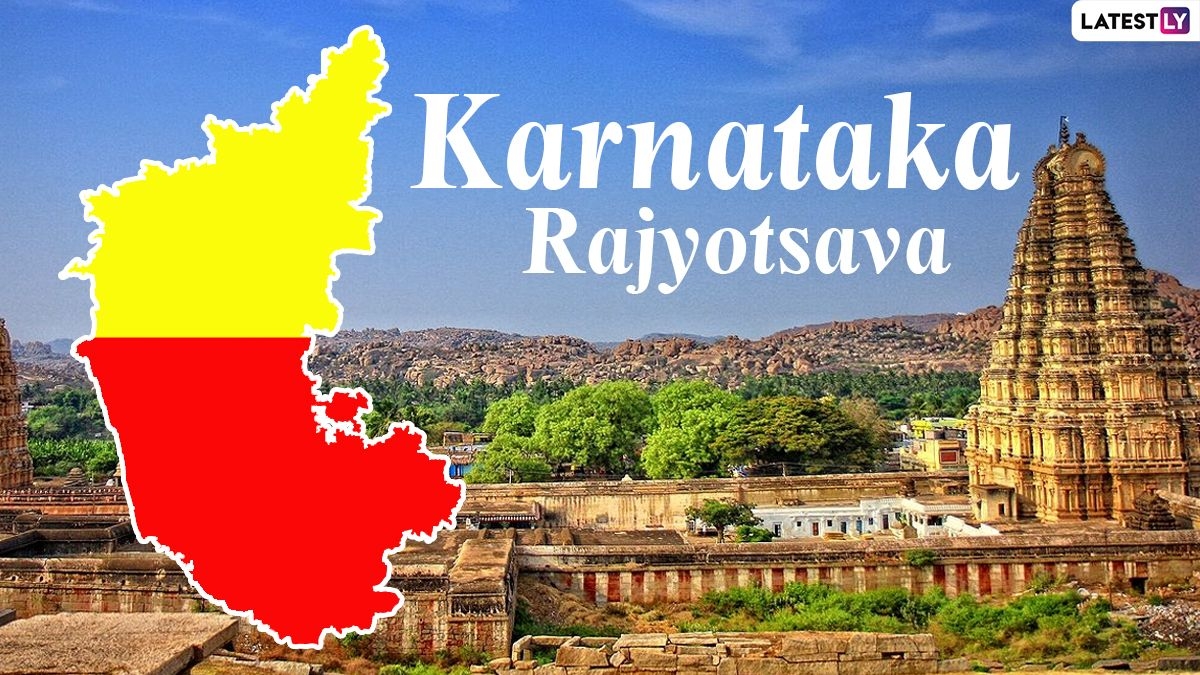 1200x680 Karnataka Rajyotsava 2020 Wishes & Kerala Piravi Image & Greetings: Share Messages, Quotes, Pics & GIFs to Celebrate The Indian States' Formation Days on November 1, Desktop