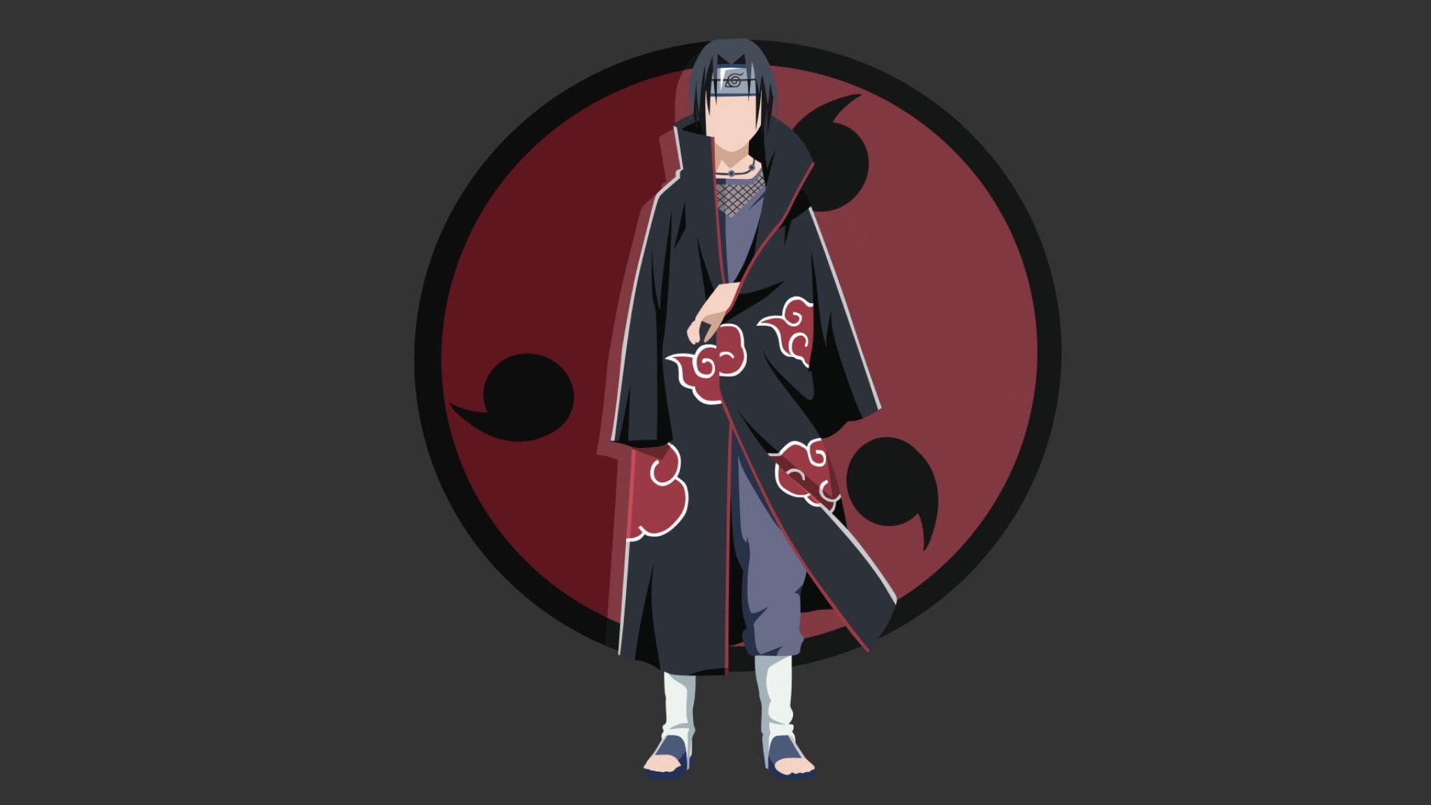 2050x1160 Anime walpaper, Naruto, Akatsuki (Naruto), Itachi Uchiha, Minimalist • Wallpaper For You HD Wallpaper For Desktop & Mobile, Desktop