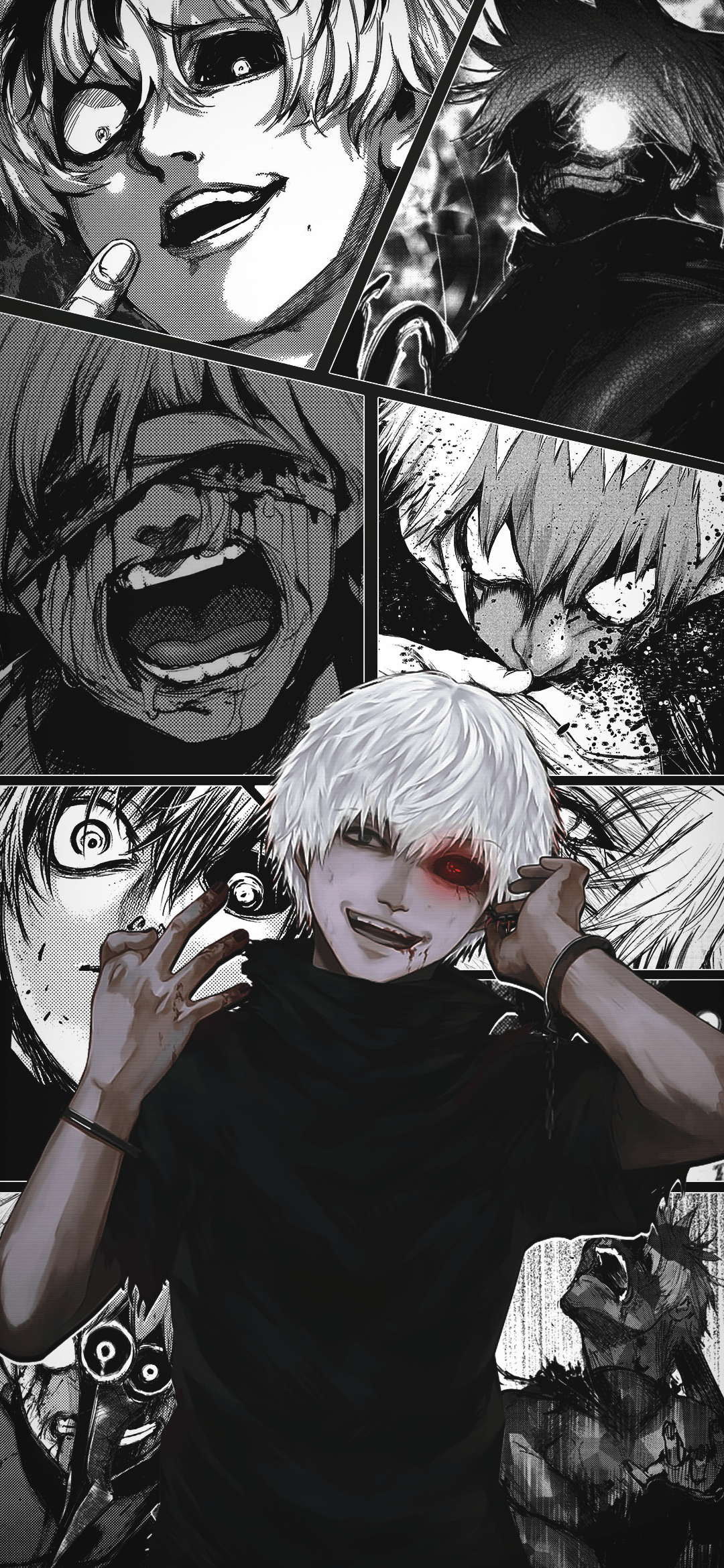 1080x2340 4K Ken Kaneki Wallpaper, Phone