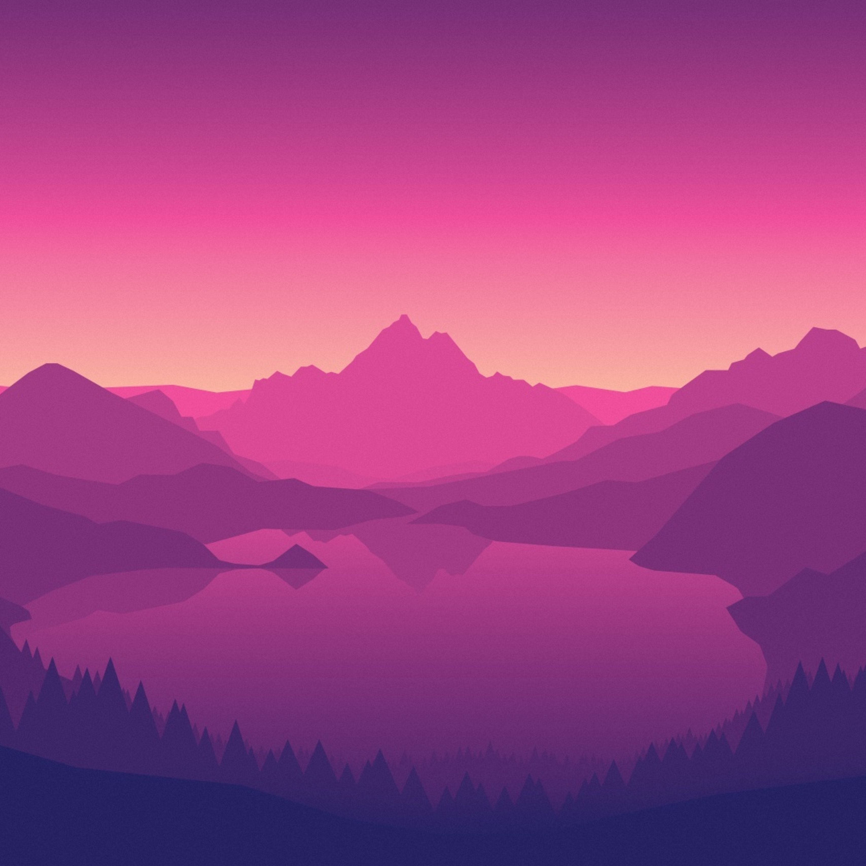 3420x3420 Download Firewatch Video Games Mountains iPad Pro 12.9 inches Retina wallpaper, Phone