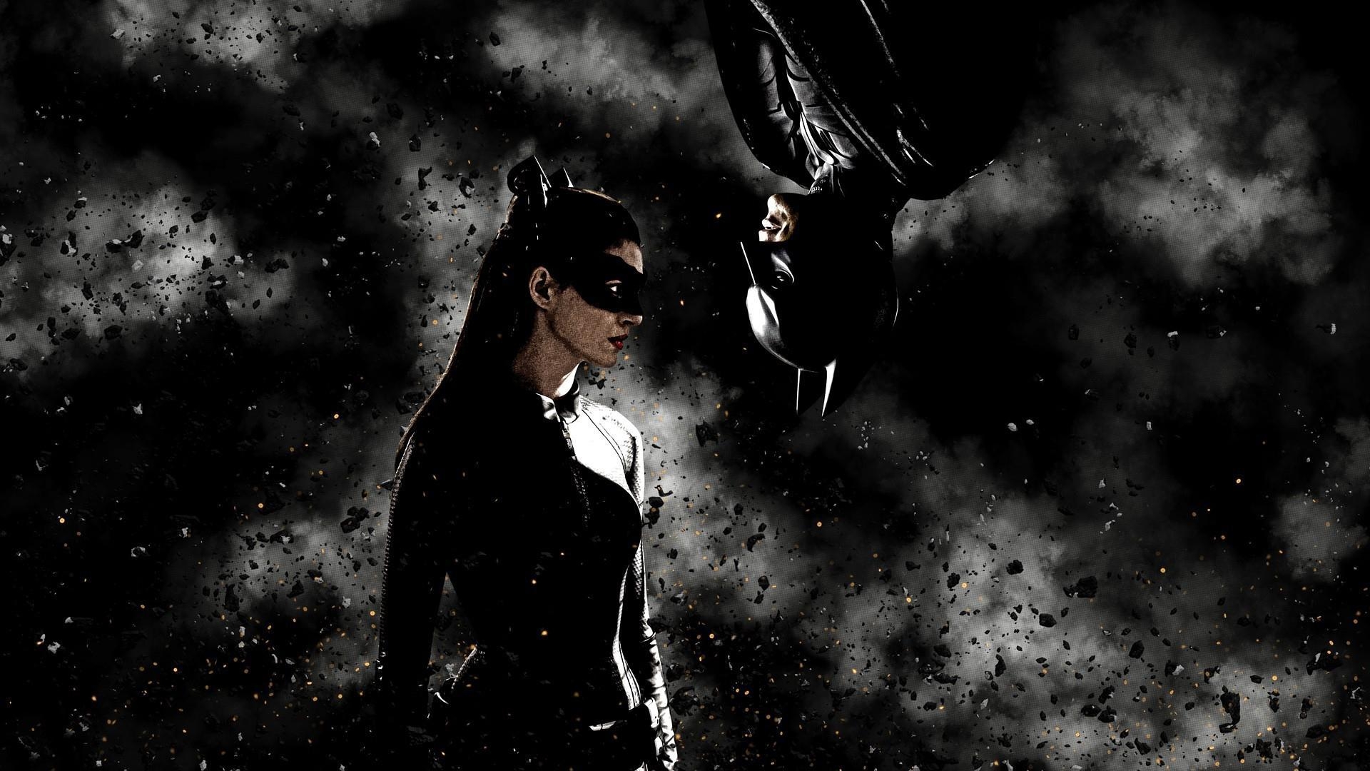 1920x1080 wallpaper Anne Hathaway, Batman, Catwoman, Christian Bale, Batman, Desktop