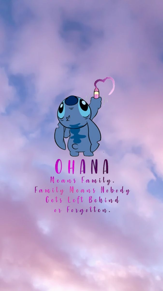 680x1200 Ohana iPhone wallpaper. Lilo and stitch drawings, Stitch drawing, Lilo and stitch quotes, Phone