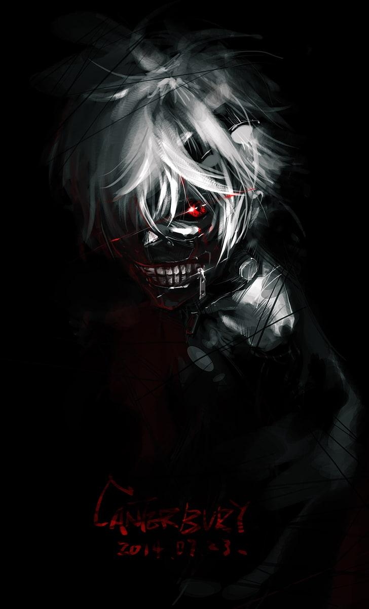 730x1210 HD wallpaper: portrait display, Tokyo Ghoul, Kaneki Ken, Phone