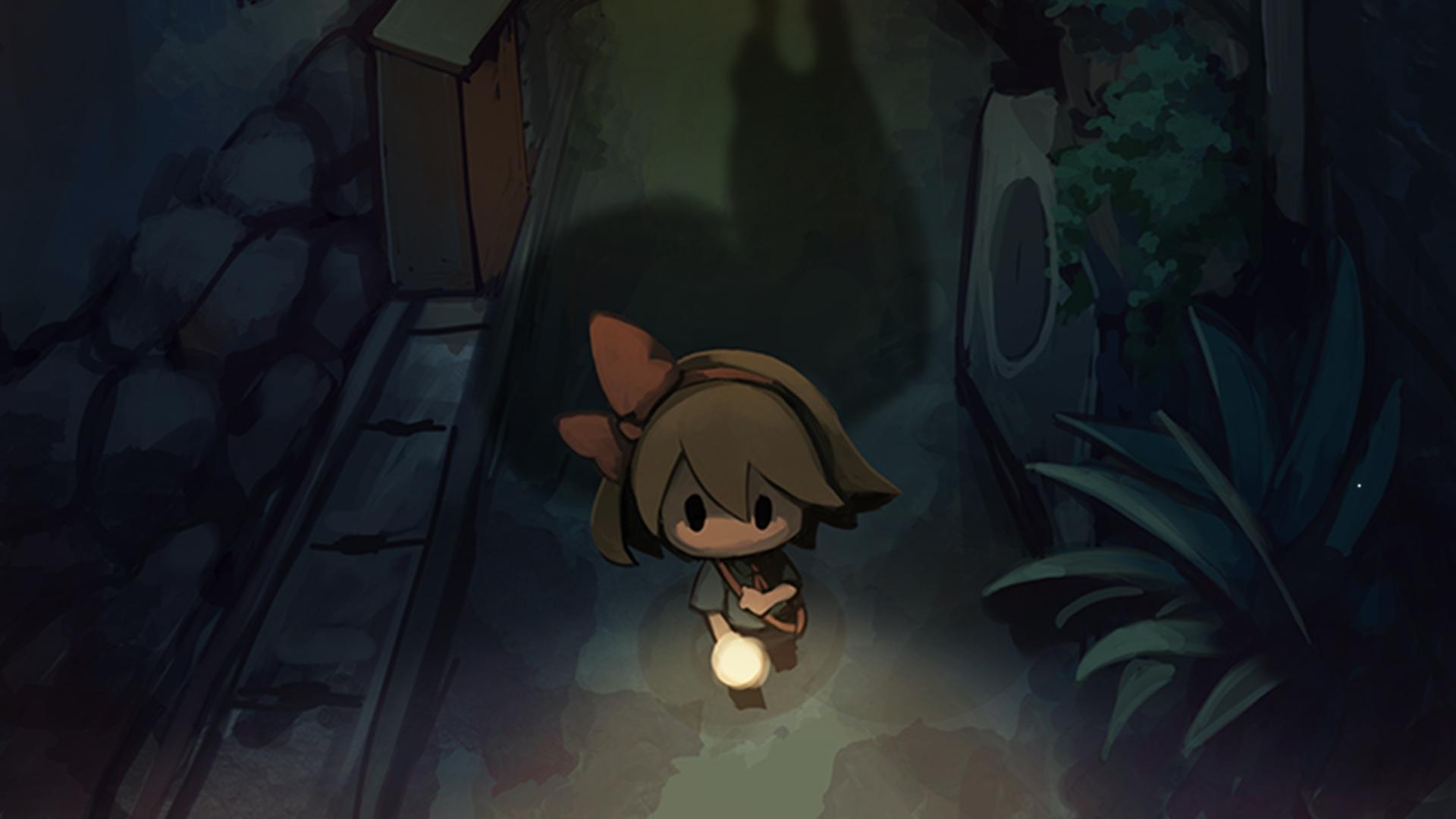 1920x1080 Shadow creeping. Wallpaper from Yomawari: Night Alone, Desktop