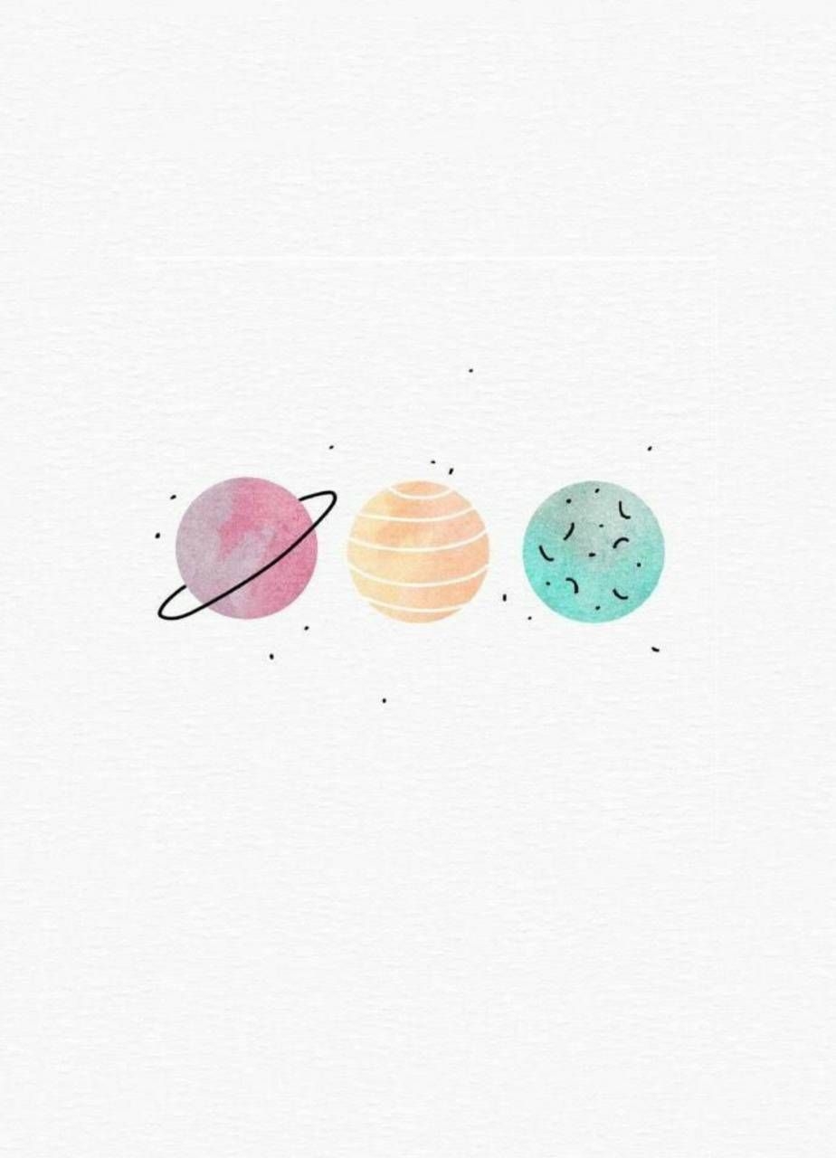 930x1280 Three Planets wallpaper, Phone