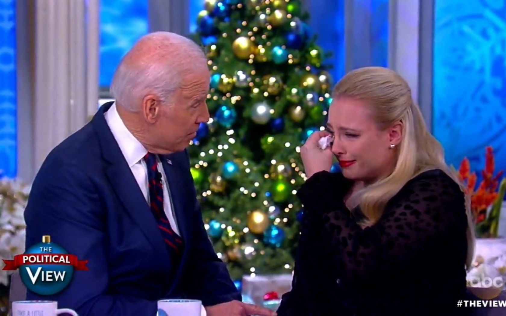 1680x1050 Free download Joe Biden consoles Meghan McCain CNN Video, Desktop