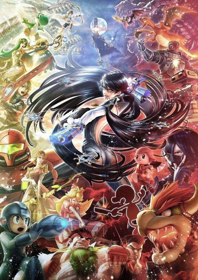 750x1060 Super Smash Brothers, Bayonetta, Bayonetta 2 Wallpaper HD / Desktop, Phone