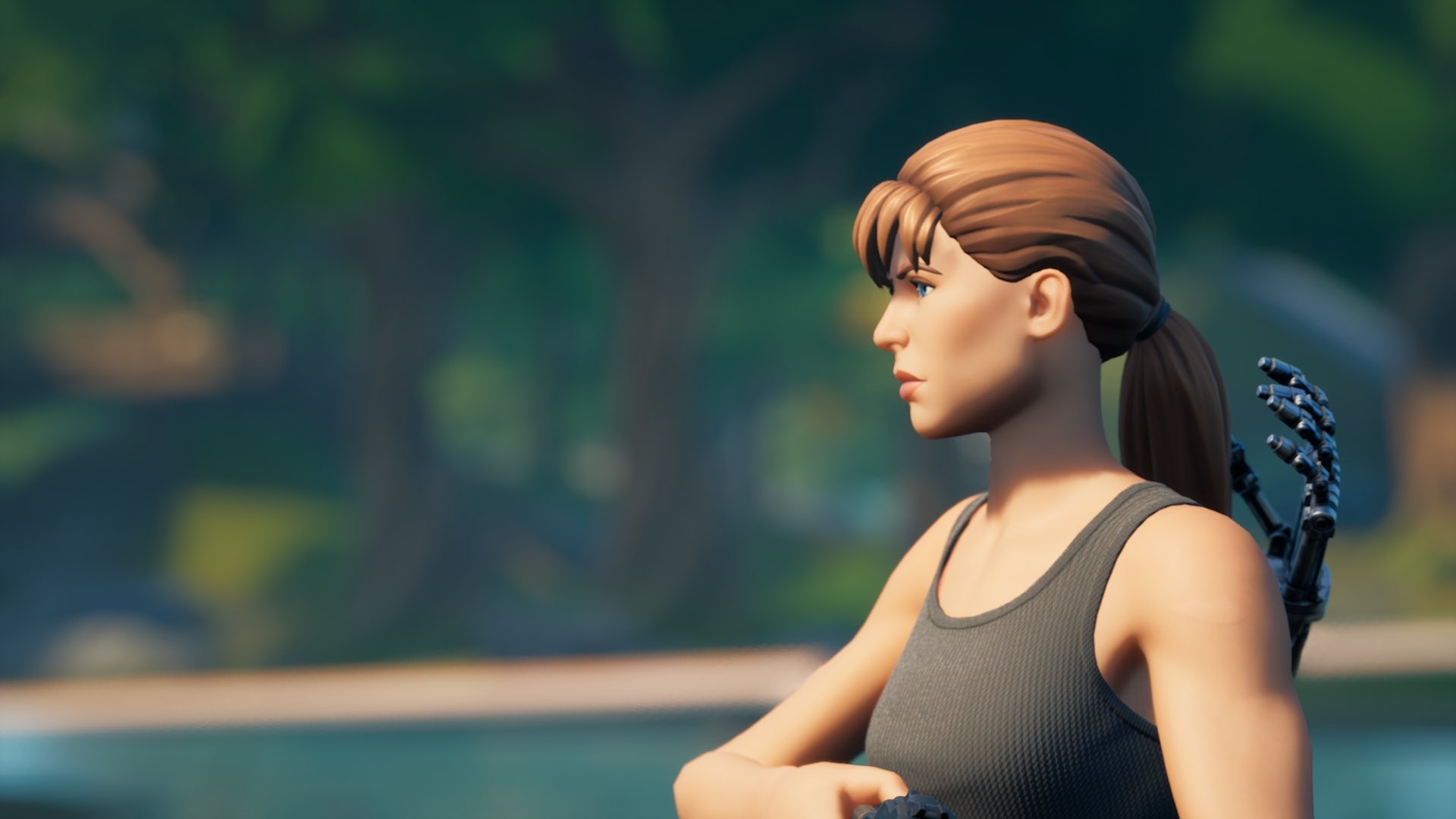 1920x1080 Sarah Connor Fortnite wallpaper, Desktop