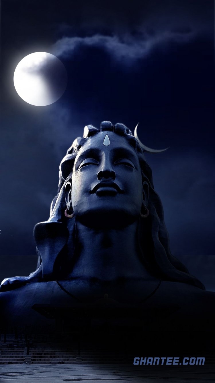 750x1340 Mahadev dark background Wallpaper Download, Phone