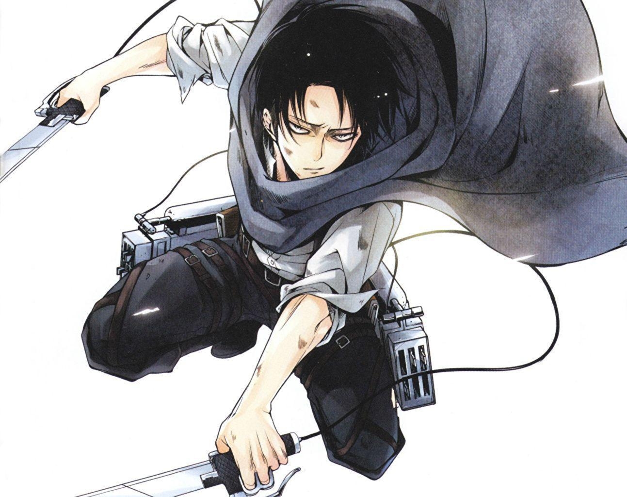 1300x1030 Attack on Titan Warriors Guys Levi Ackerman Anime, Desktop