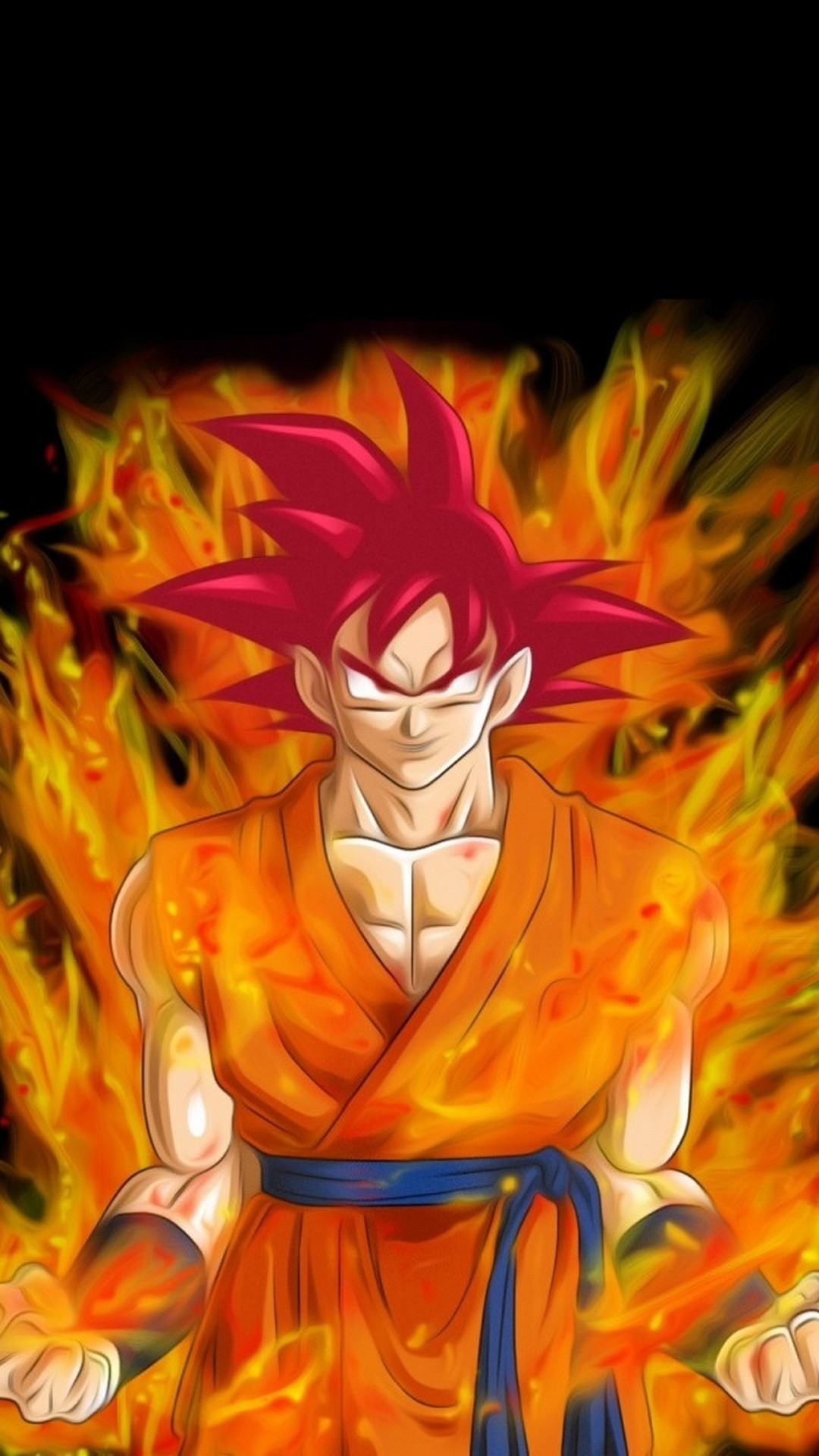 1080x1920 Best Goku Super Saiyan God iPhone Wallpaper HD 2023, Phone