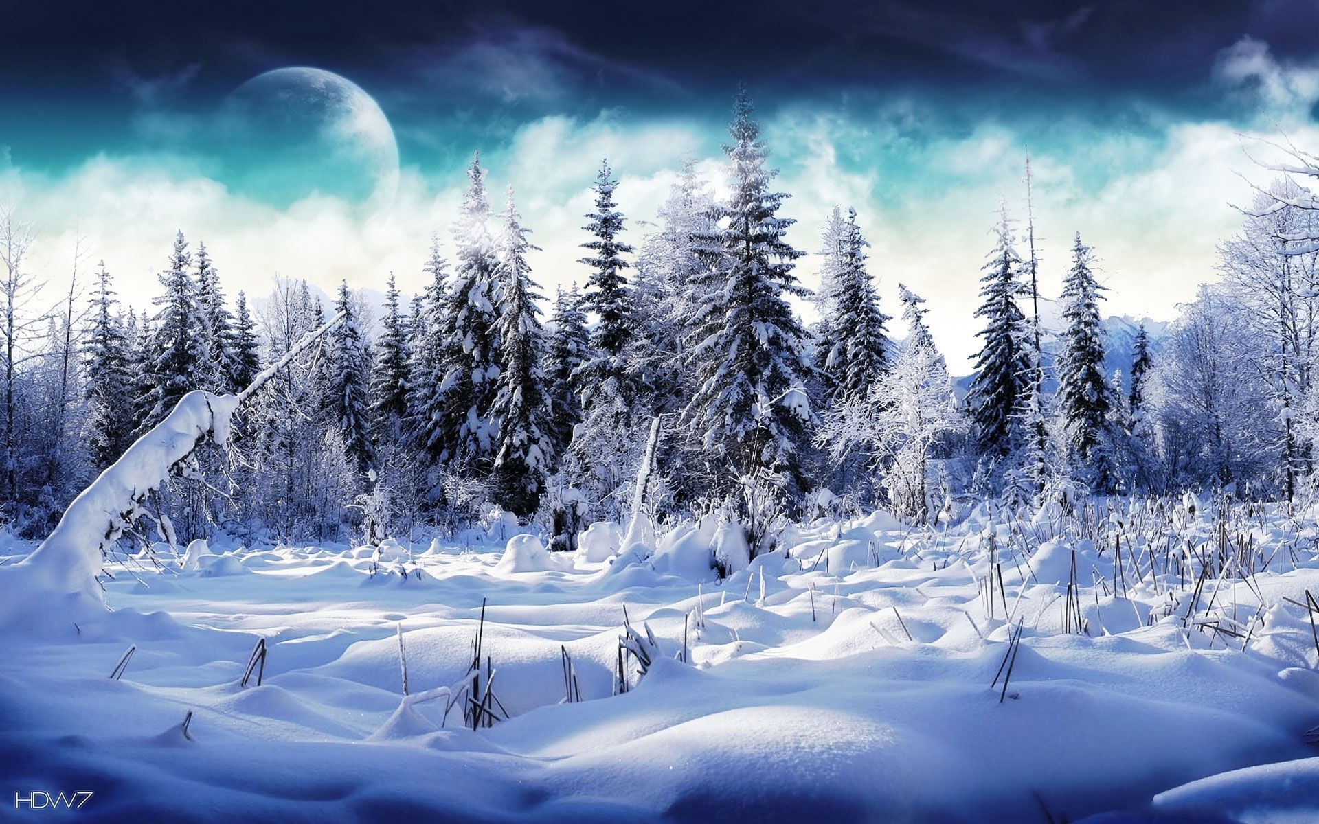 1920x1200 Abstract Winter Wallpaper, Desktop