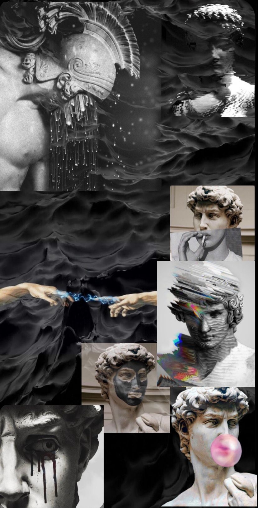 830x1630 black wallpaper. iPhone background art, Greek gods wallpaper aesthetic, Greek god wallpaper aesthetic, Phone