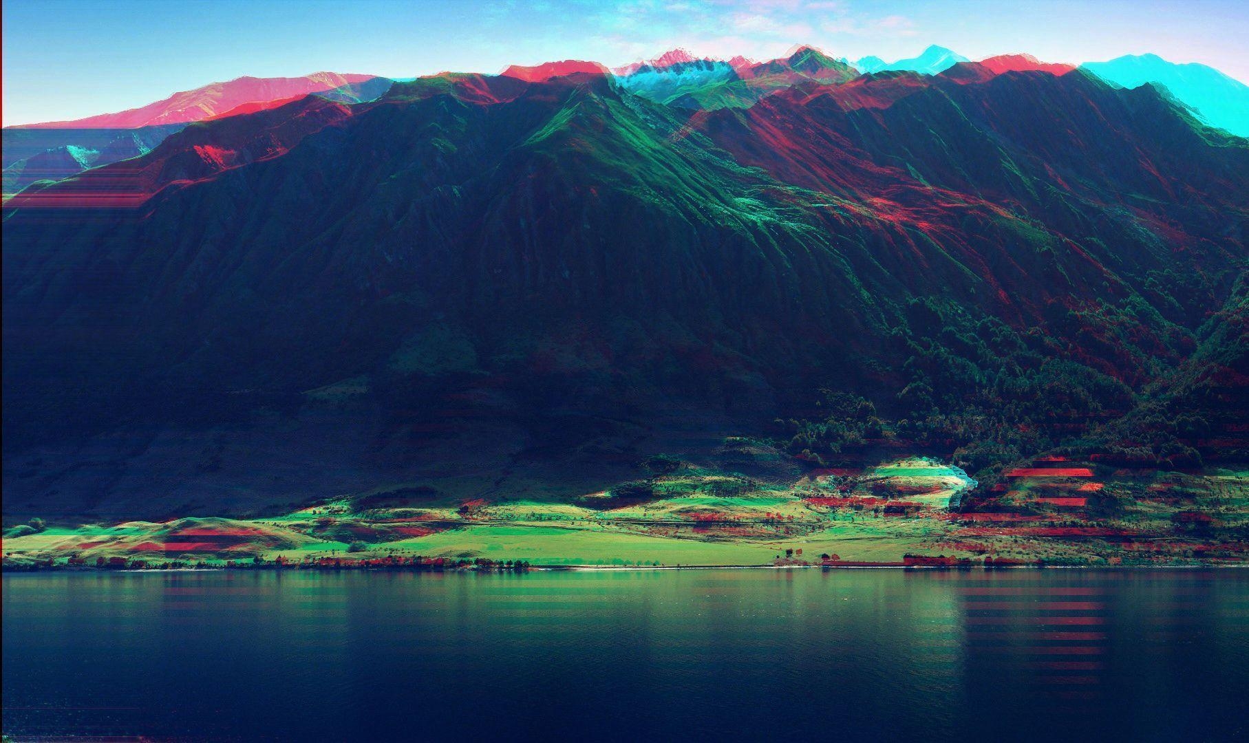 1820x1080 Landscape Glitch Wallpaperx1080, Desktop