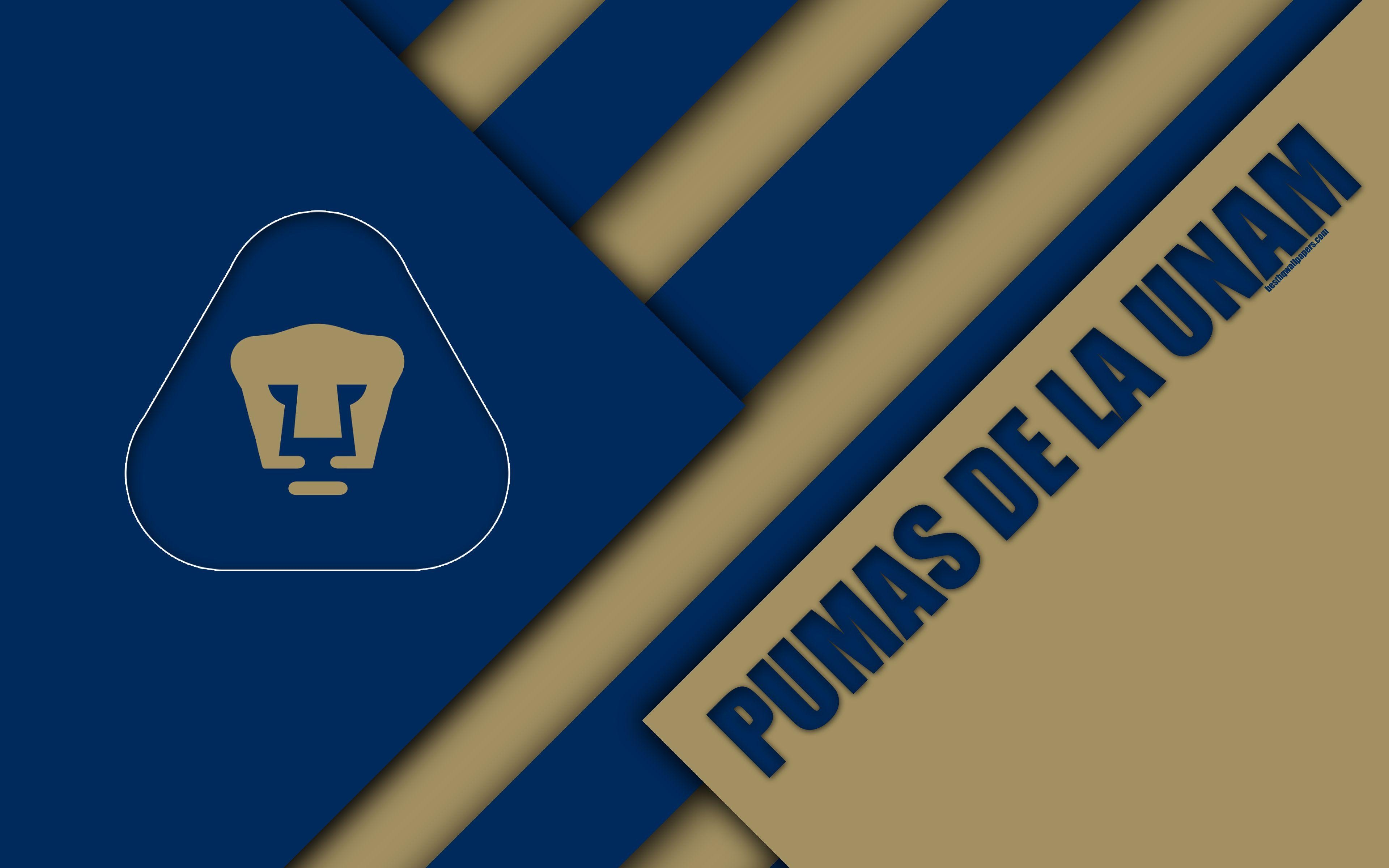 3840x2400 Download wallpaper Pumas de la UNAM, Club Universidad Nacional, 4K, Desktop