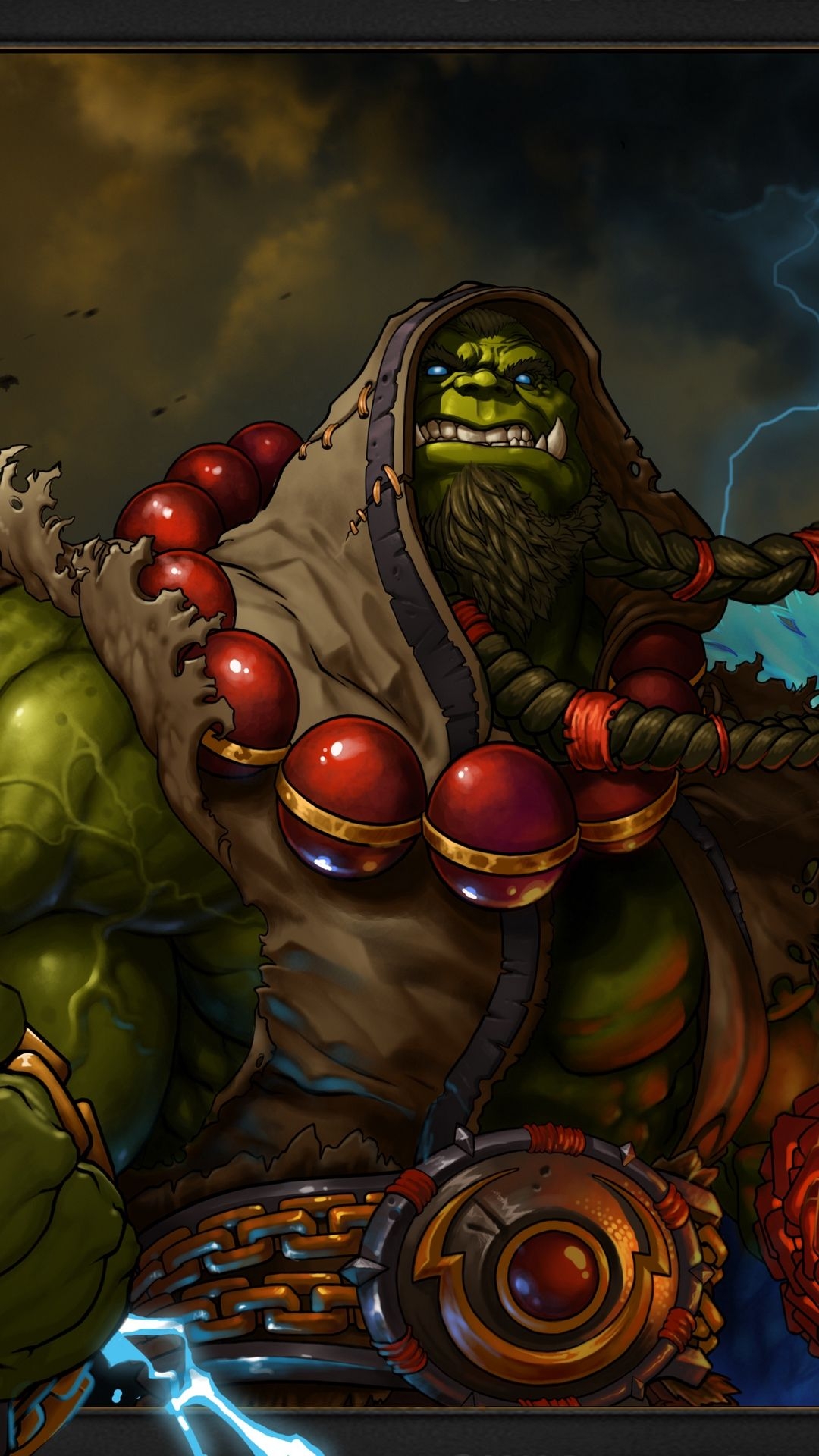 1080x1920 shaman thrall world of warcraft, Phone