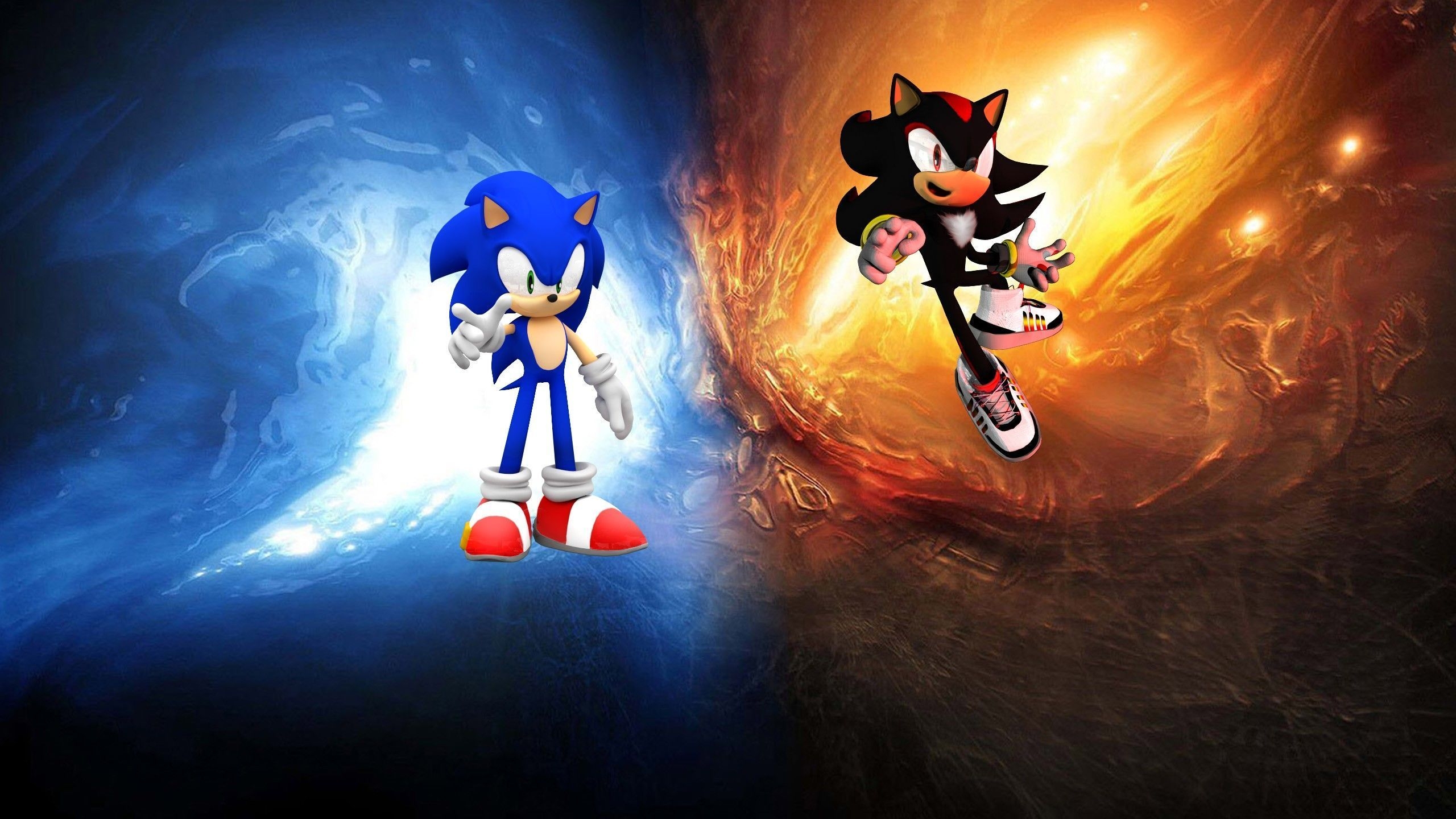 2560x1440 Sonic Vs Shadow Wallpaper Free Sonic Vs Shadow Background, Desktop