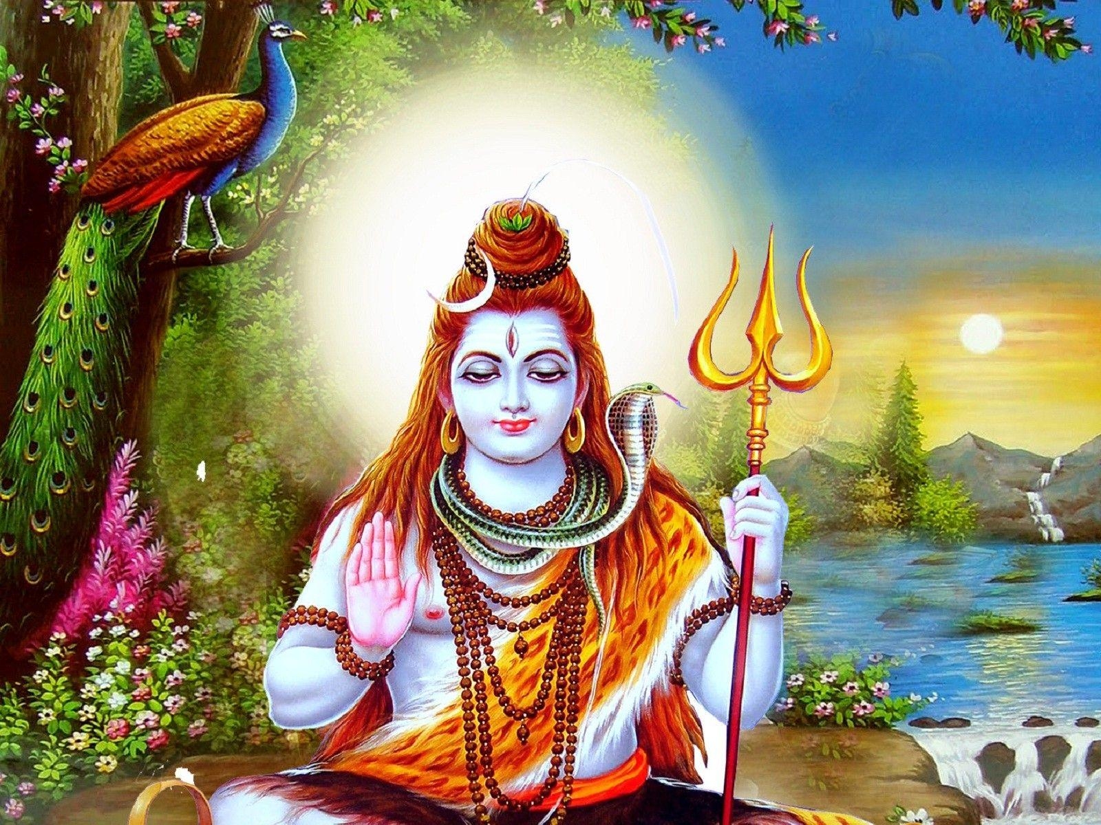 1600x1200 3D Wallpaper Of Lord Shiva for Desktop, Desktop