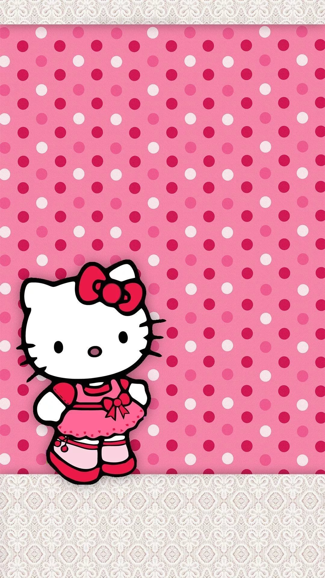 1080x1920 Cute Hello Kitty Cell Phone Wallpaper, Phone