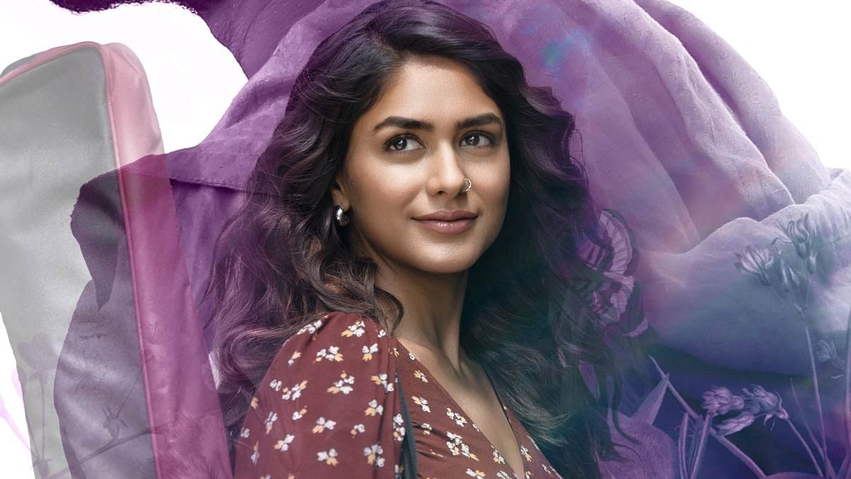 1200x680 Mrunal Thakur's Pleasant Poster Released from 'Hi Nanna', Desktop