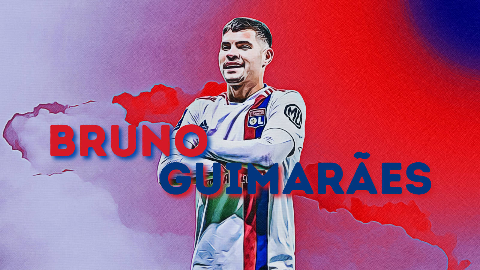 1600x900 Download Bruno Guimarães Name Wallpaper, Desktop