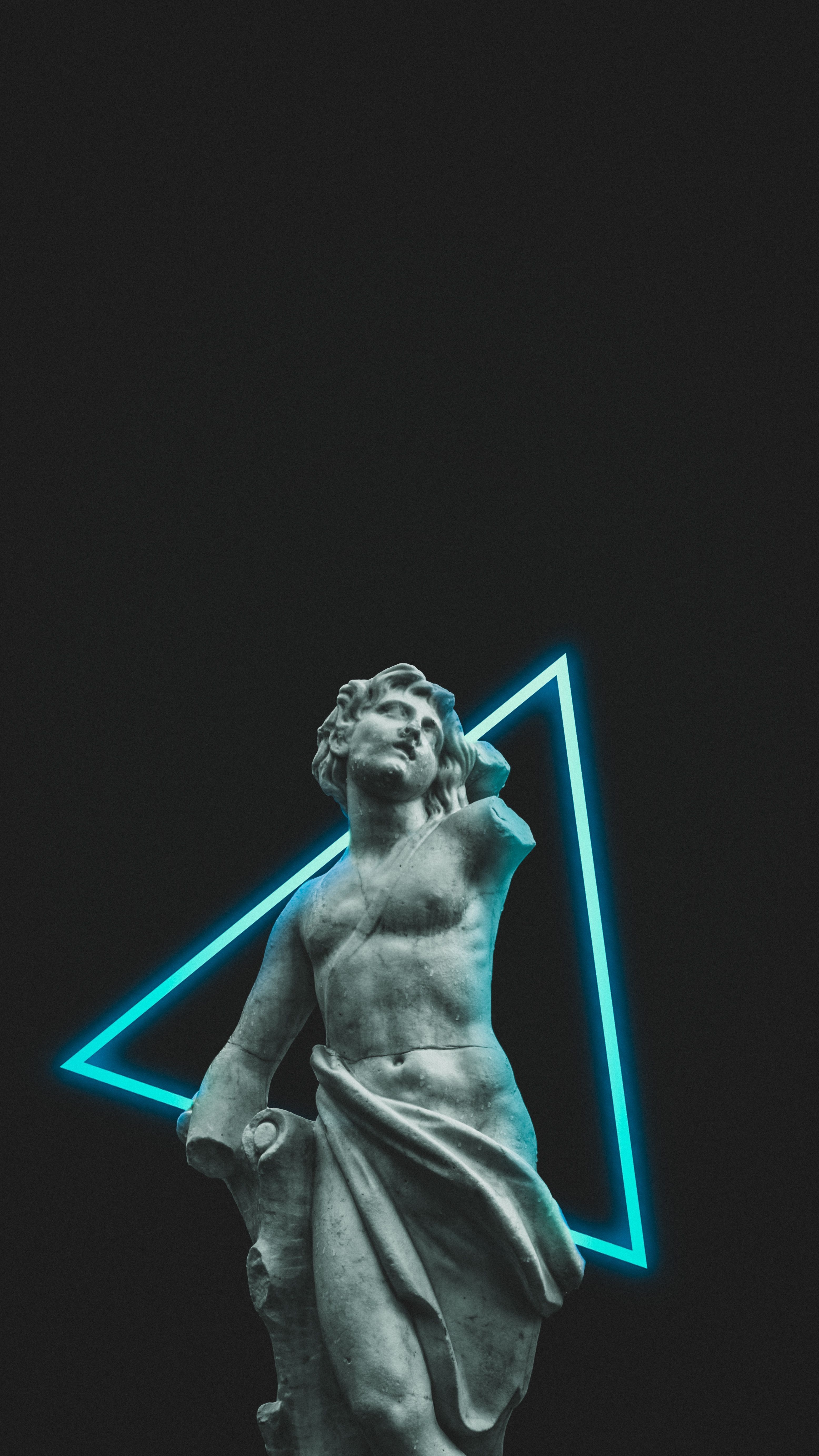 3120x5540 statue. Vaporwave art, Vaporwave, Aesthetic art, Phone