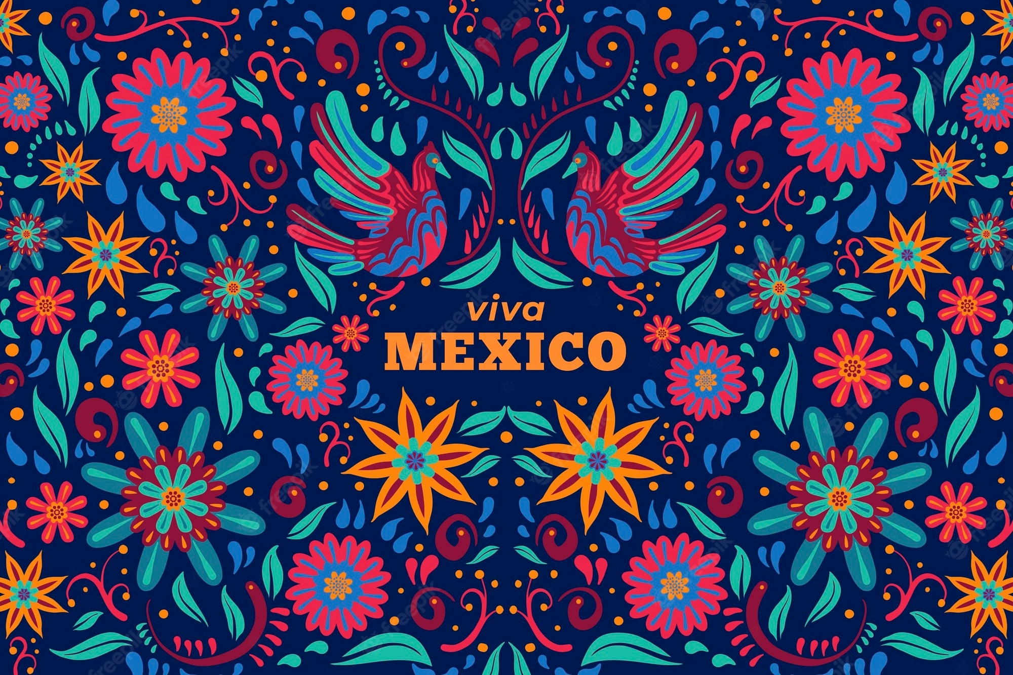 2000x1340 Free Vector. Flat cinco de mayo mexican background, Desktop