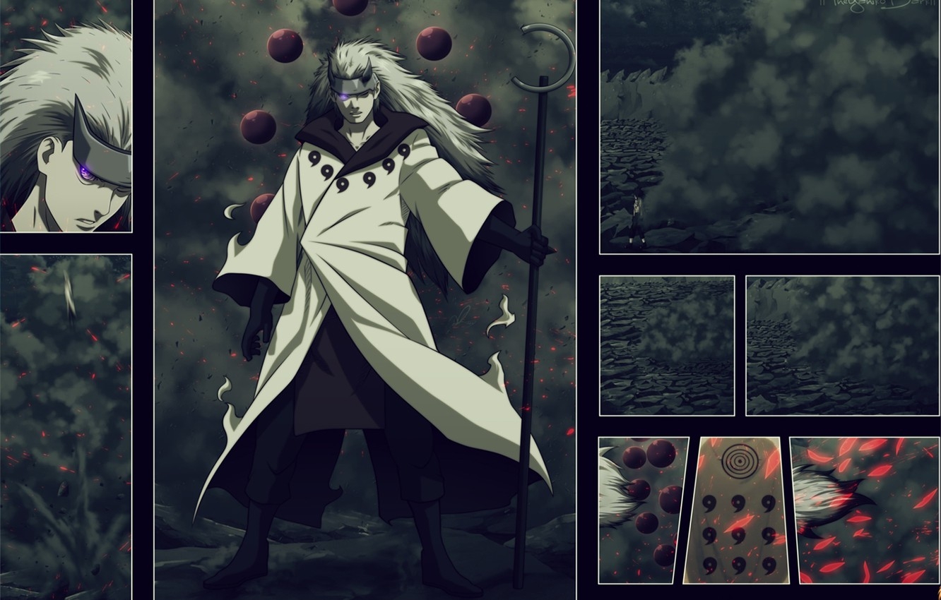 1340x850 Wallpaper Naruto, Naruto, Akatsuki, Madara, Tobi, naruto shippuden, Manga, Power Uchiha, Madara, The Uchiha clan, The Uchiha clan.Obito, Uchiha Madara, Naruto anime, sennin, sharingan revolution image for desktop, section сёнэн, Desktop