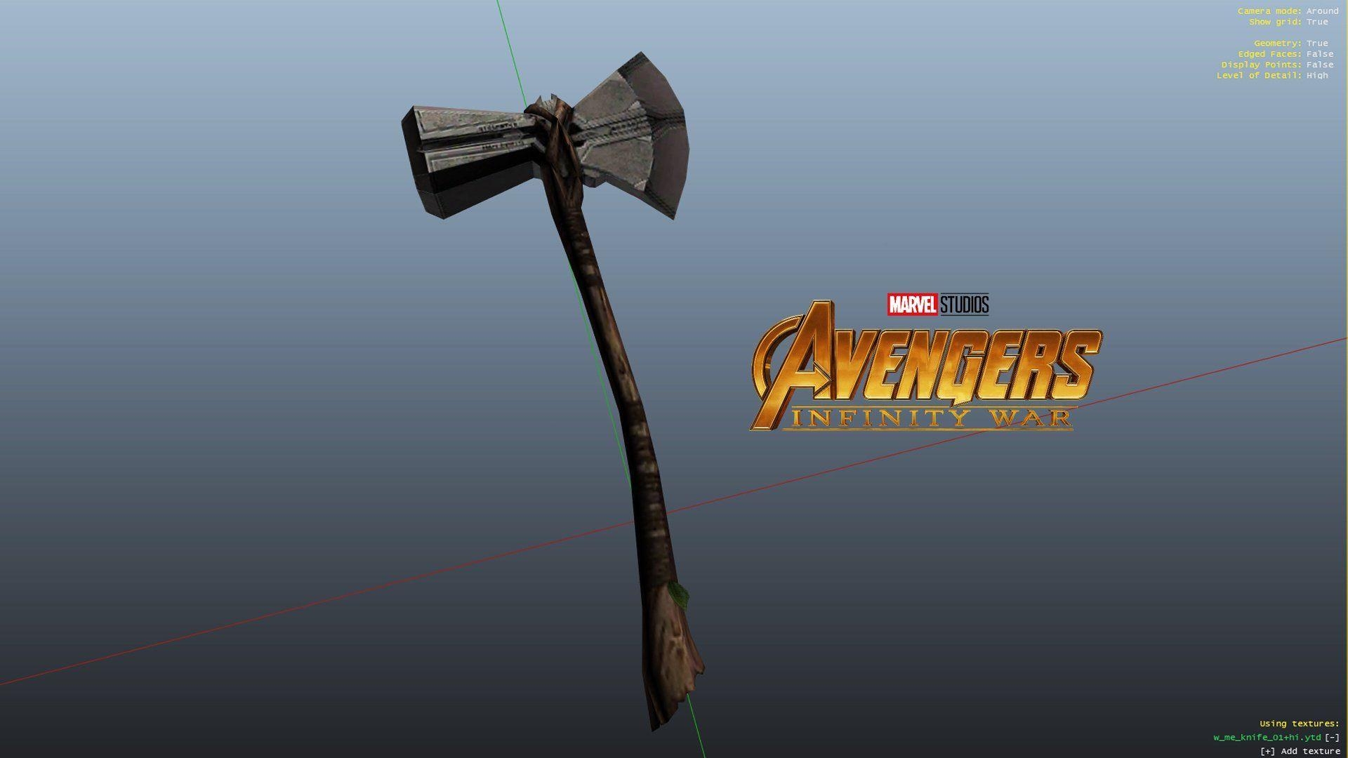 1920x1080 Storm Breaker (Avengers Infinity War Thor's weapon), Desktop
