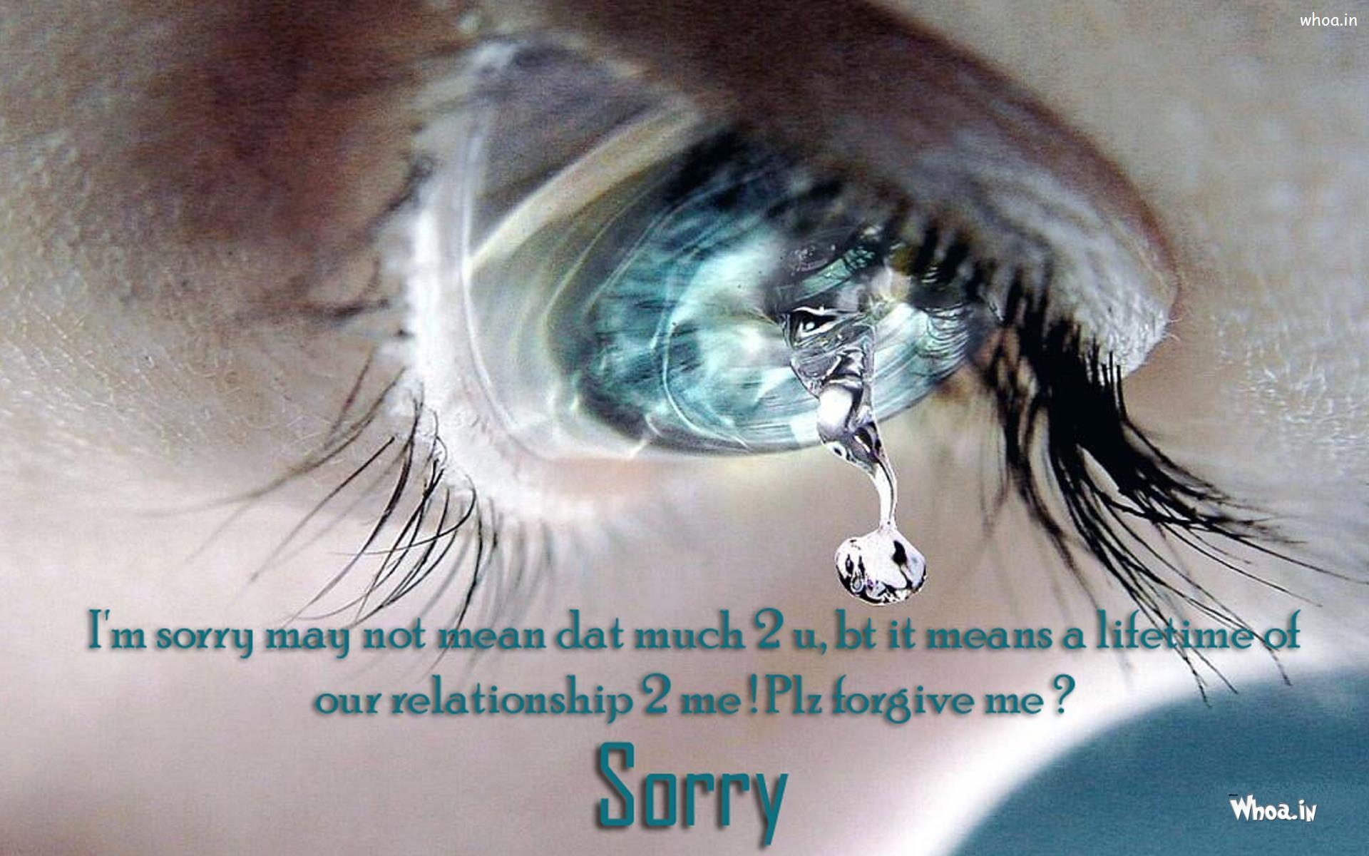 1920x1200 I M Sorry 3D HD With Sad Smily Face Wallpaper, Desktop