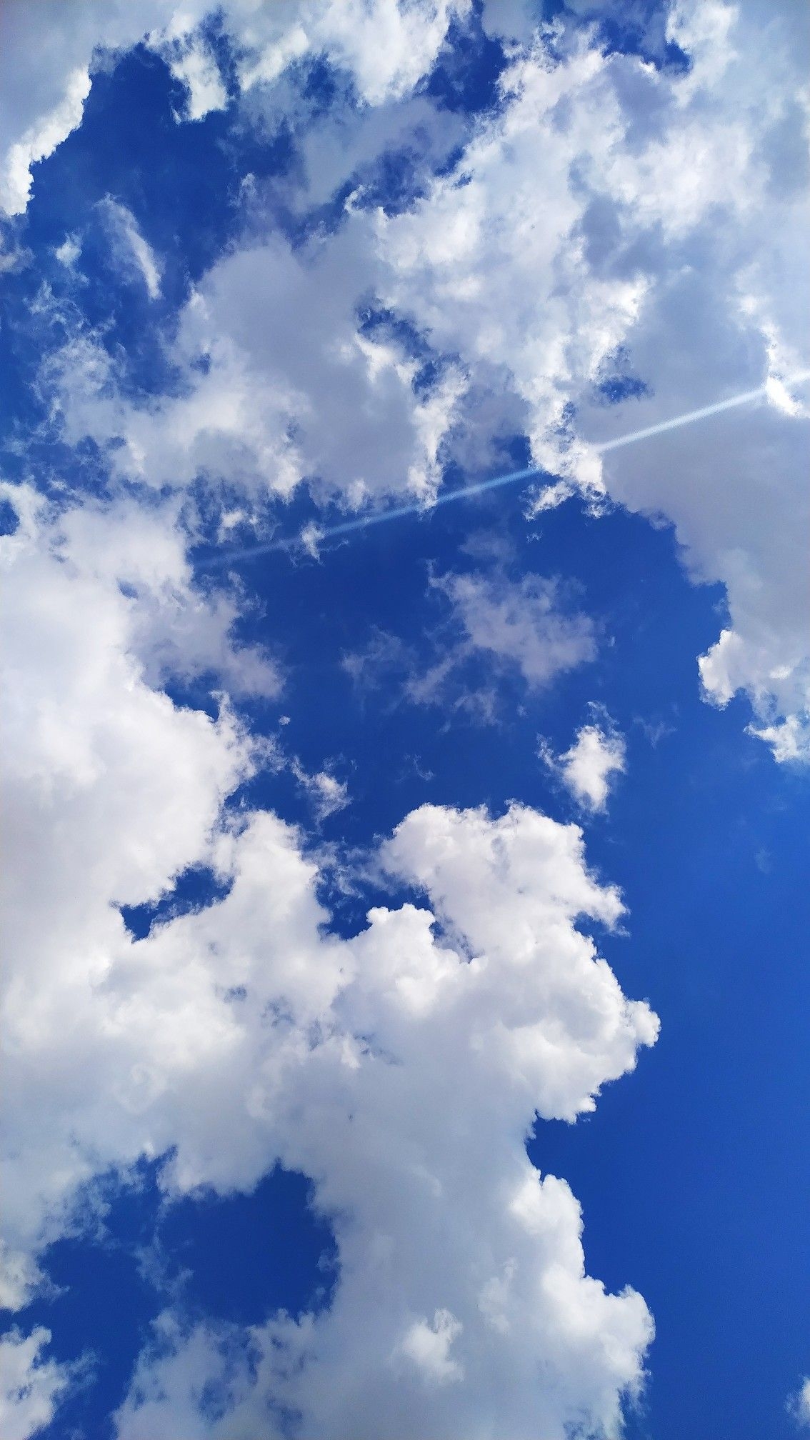 1140x2020 Cloud, cloud, clouds, sky, blue, blue sky, ☁, white cloud, blue cloud., Cloud picture, picture, bi. Blue sky wallpaper, Blue sky clouds, Picture cloud, Phone