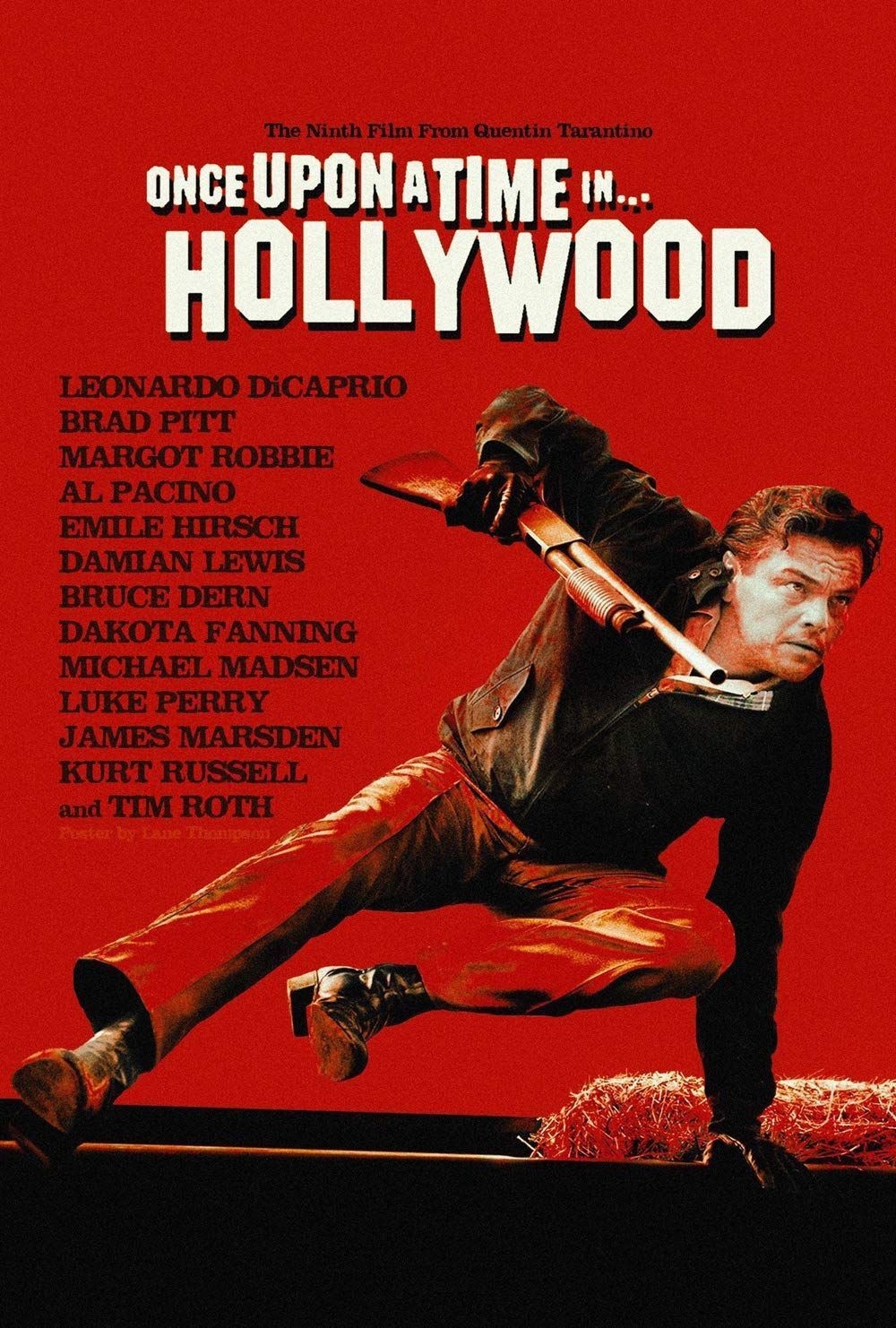 1000x1490 Rick Dalton's in The F.B.I. from Once Upon A Time In.Hollywood. Hollywood poster, Quentin tarantino films, Movie posters, Phone