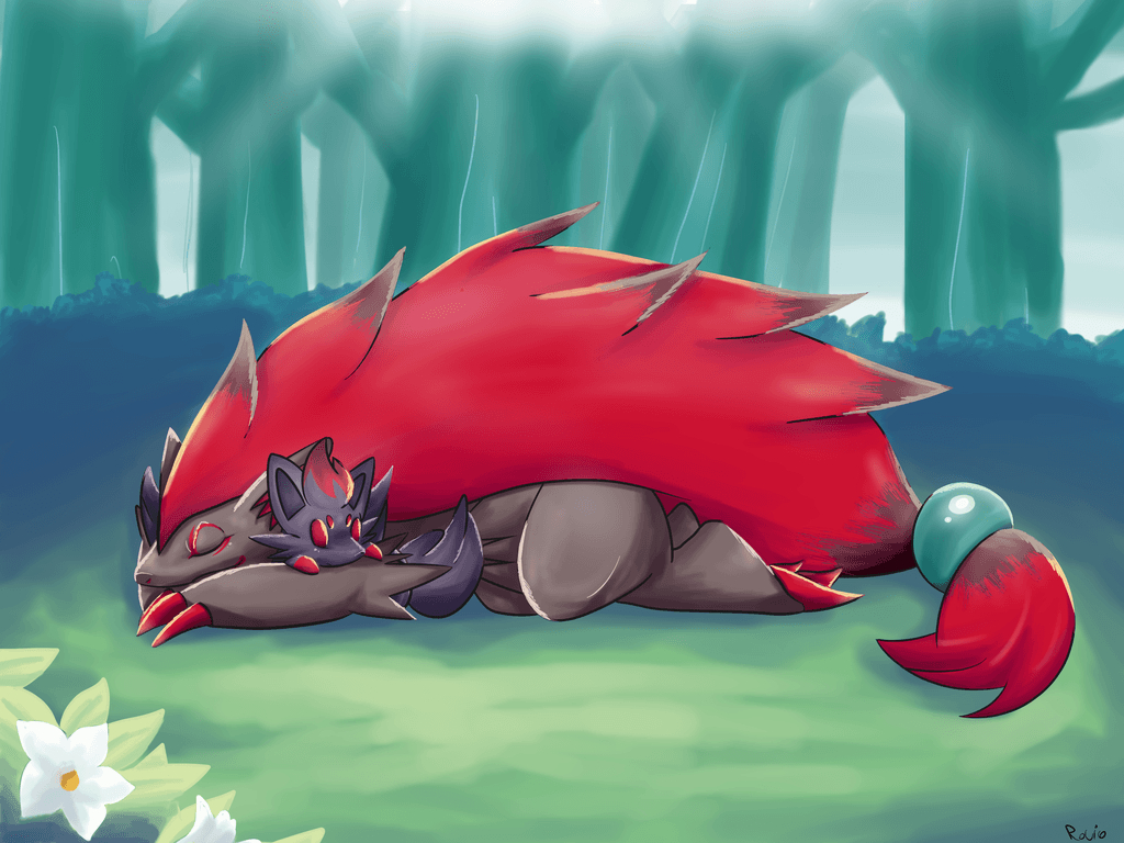 1030x770 Zorua + Zoroark. Pokemon. Pokémon, Anime and Pokemon stuff, Desktop