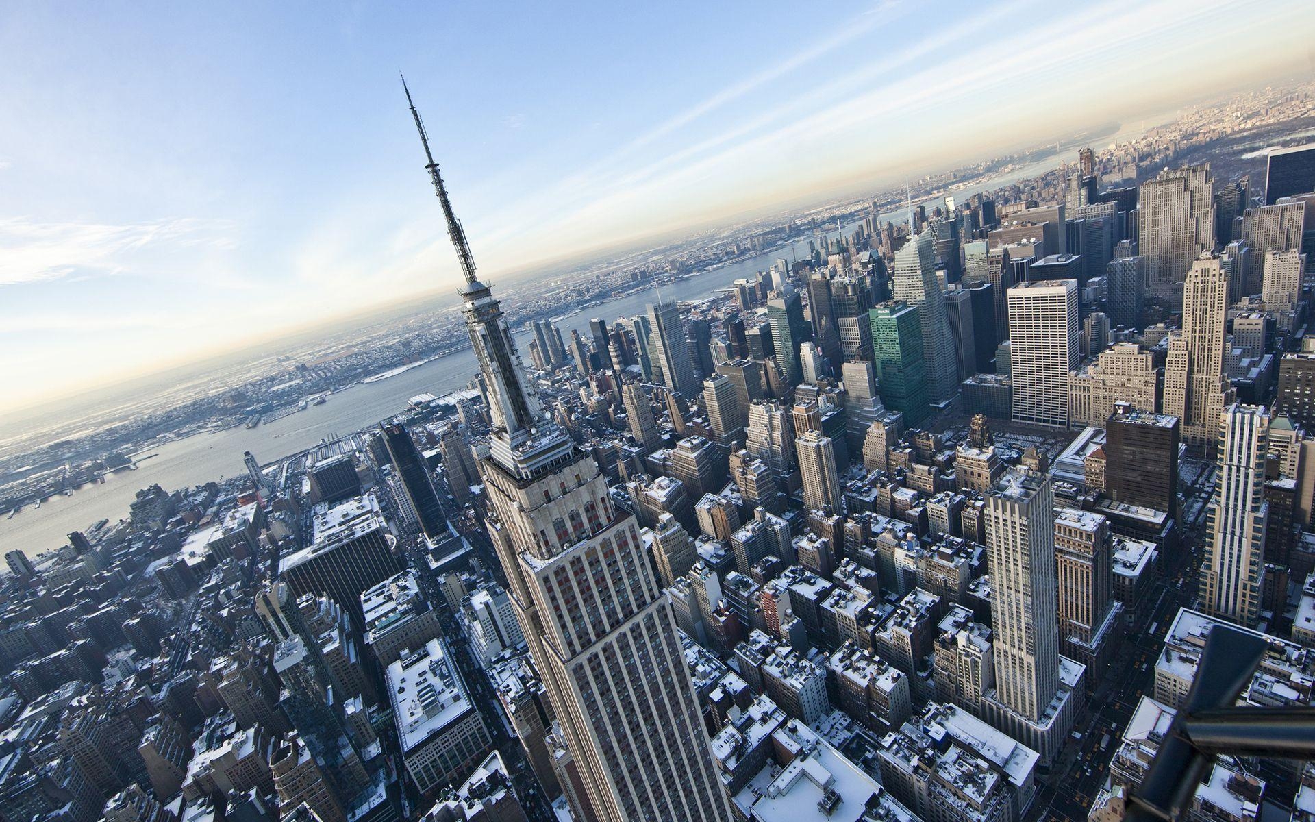 1920x1200 New York Buildings Skyscrapers Winter wallpaperx1200, Desktop