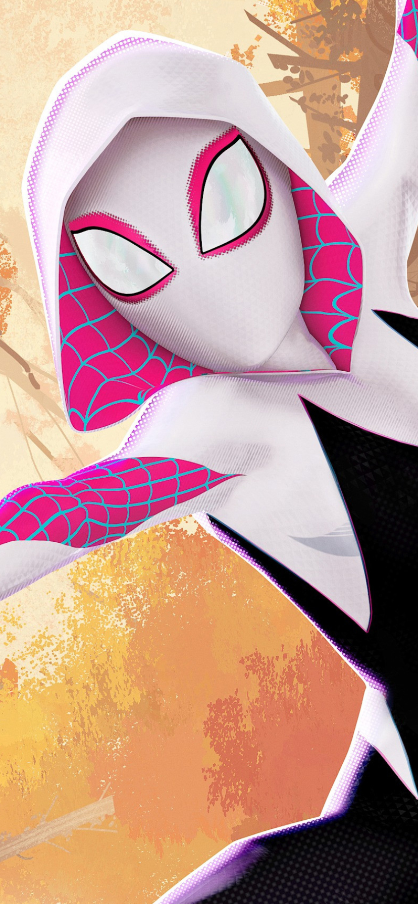 830x1800 Mobile wallpaper: Spider Man, Hood, Movie, Superhero, Gwen Stacy, Spider Gwen, Spider Man: Into The Spider Verse, 1182523 download the picture for free, Phone