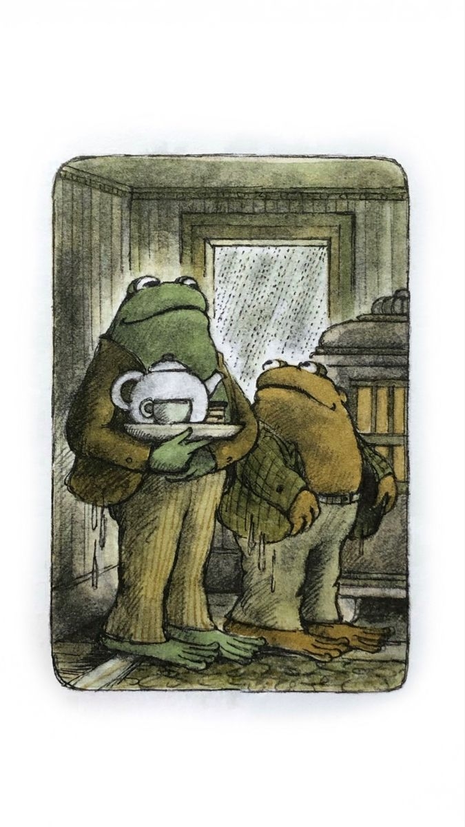 680x1200 Frog & Toad Wallpaper. Frog art, Frog drawing, Frog and toad aesthetic, Phone